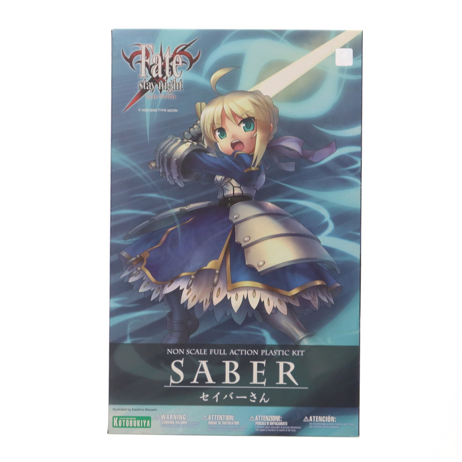 【中古即納】[PTM] セイバーさん Fate/stay night(フェイト/ステイナイト) プラモデル(KP156) コトブキヤ(20120229)