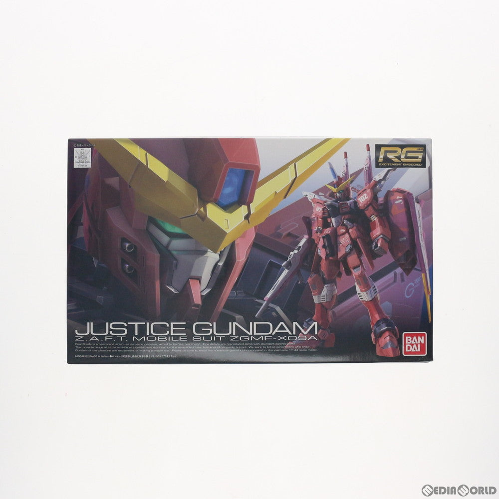 【中古即納】[PTM] RG 1/144 ZGMF-X09A ジャスティスガンダム 機動戦士ガンダムSEED(シード) プラモデル(0176512) バンダイ(20120728)