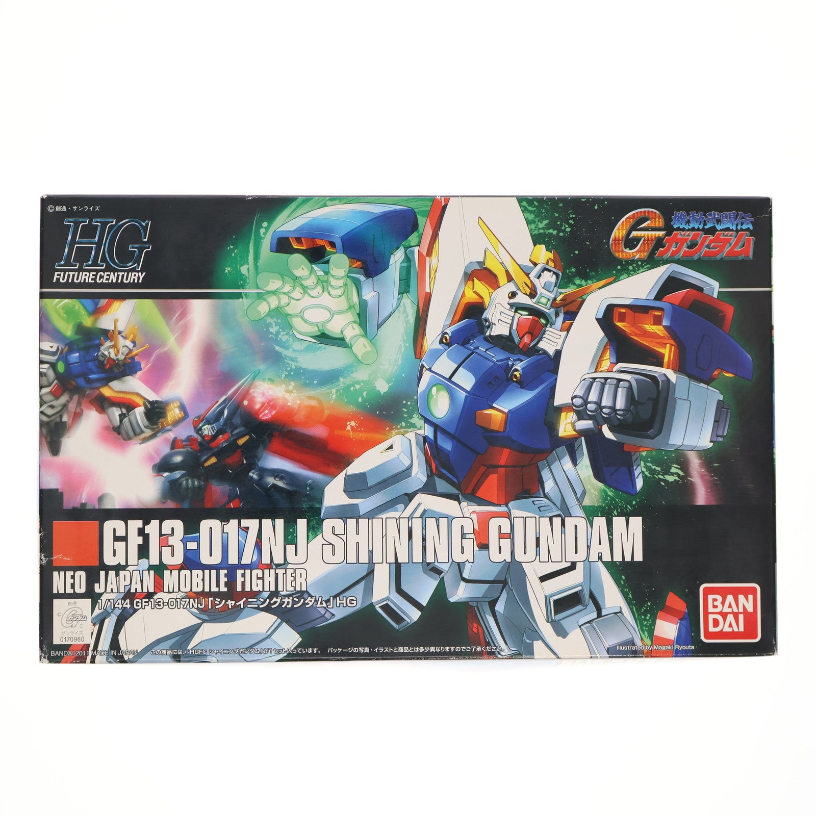 【中古即納】[PTM] HGFC 1/144 シャイニングガンダム 機動武闘伝Gガンダム プラモデル バンダイ(20180824)