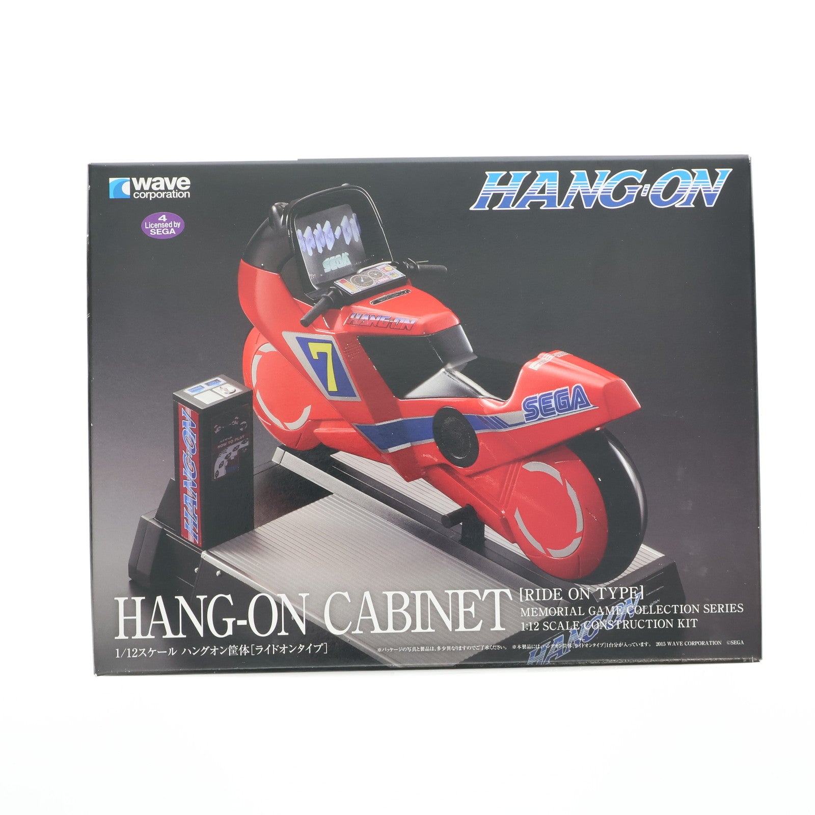 【中古即納】[PTM] メモリアルゲームコレクション 1/12 ハングオン筐体 ライドオンタイプ プラモデル(GM-016) ウェーブ(WAVE)(20150531)