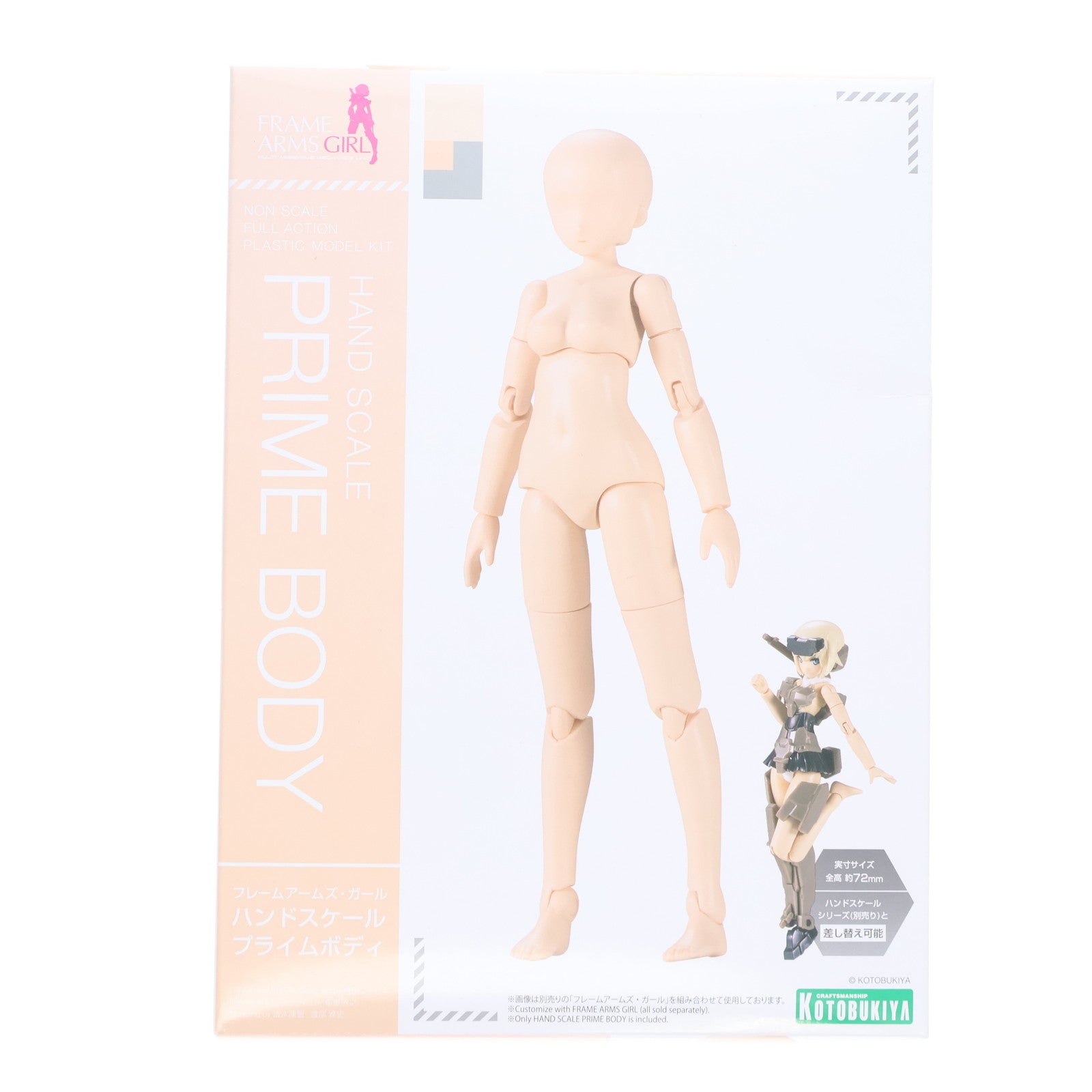 【中古即納】[PTM] (再販) フレームアームズ・ガール ハンドスケール プライムボディ プラモデル(FG071X) コトブキヤ(20241226)