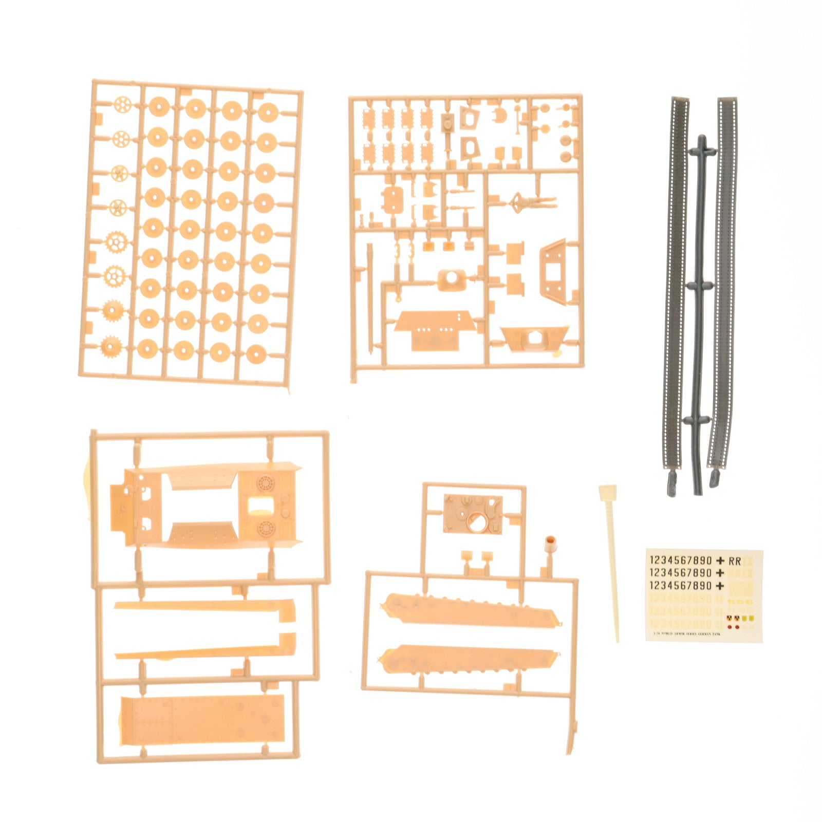 【中古即納】[PTM] ワールドアーマーシリーズ No.4 1/76 ドイツ重駆逐戦車 ヤクトティーガー プラモデル(WA4) フジミ模型(FUJIMI)(19991231)