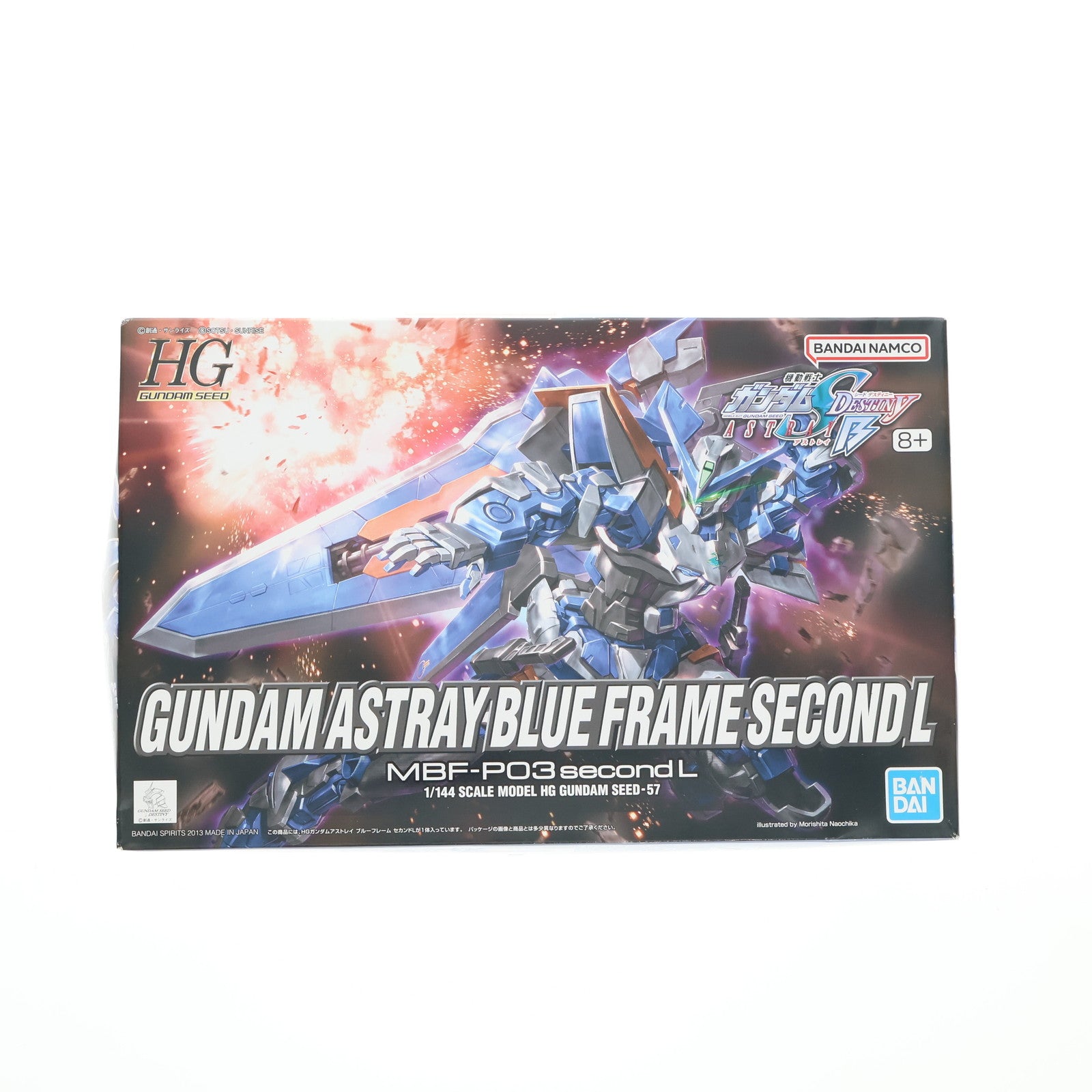 【中古即納】[PTM] (再々販) HG 1/144 MBF-P03 second L ガンダムアストレイ ブルーフレーム セカンドL 機動戦士ガンダムSEED VS ASTRAY(シードヴァーサスアストレイ) プラモデル バンダイスピリッツ(20250131)