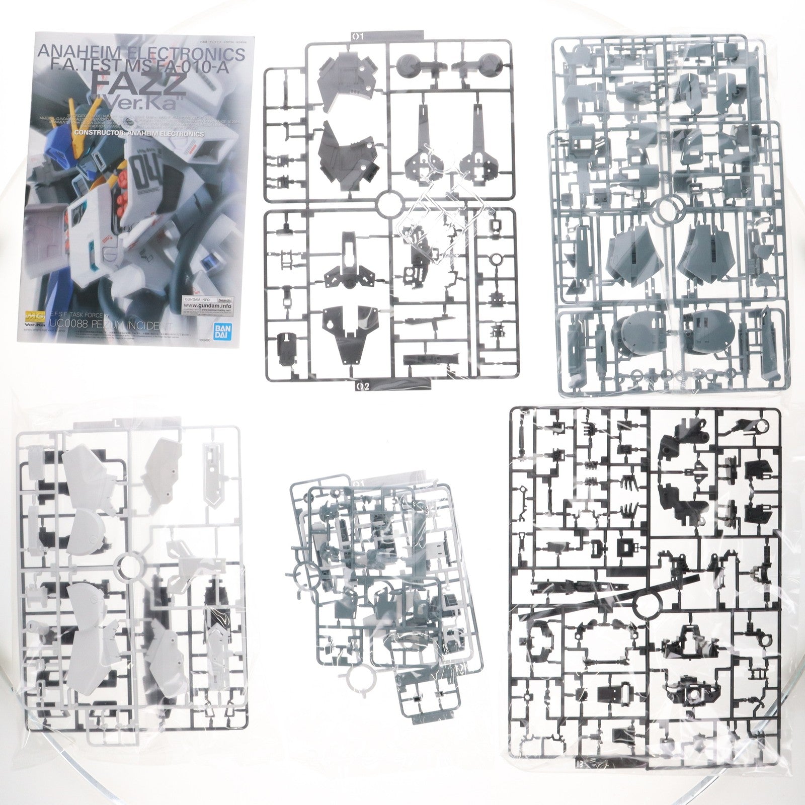 【中古即納】[PTM] MG 1/100 FAZZ(ファッツ) Ver.Ka ガンダム・センチネル プラモデル(5058880) バンダイスピリッツ(20200428)