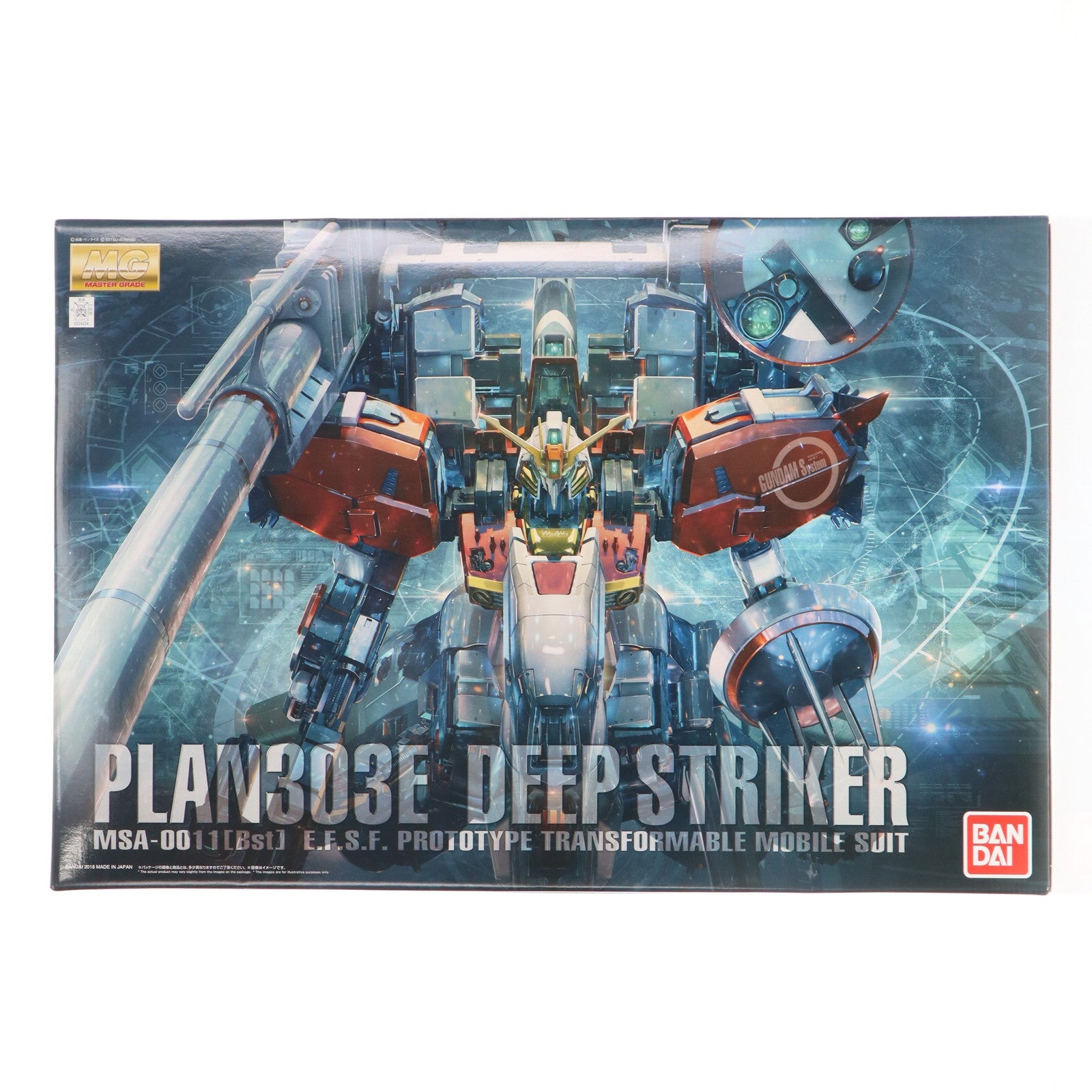 【中古即納】[PTM] MG 1/100 MSA-0011[Bst] PLAN303E ディープストライカー ガンダム・センチネル プラモデル(0224034) バンダイ(20180317)