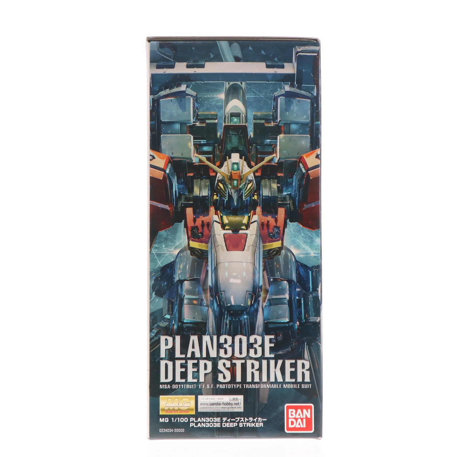 【中古即納】[PTM] MG 1/100 MSA-0011[Bst] PLAN303E ディープストライカー ガンダム・センチネル プラモデル(0224034) バンダイ(20180317)