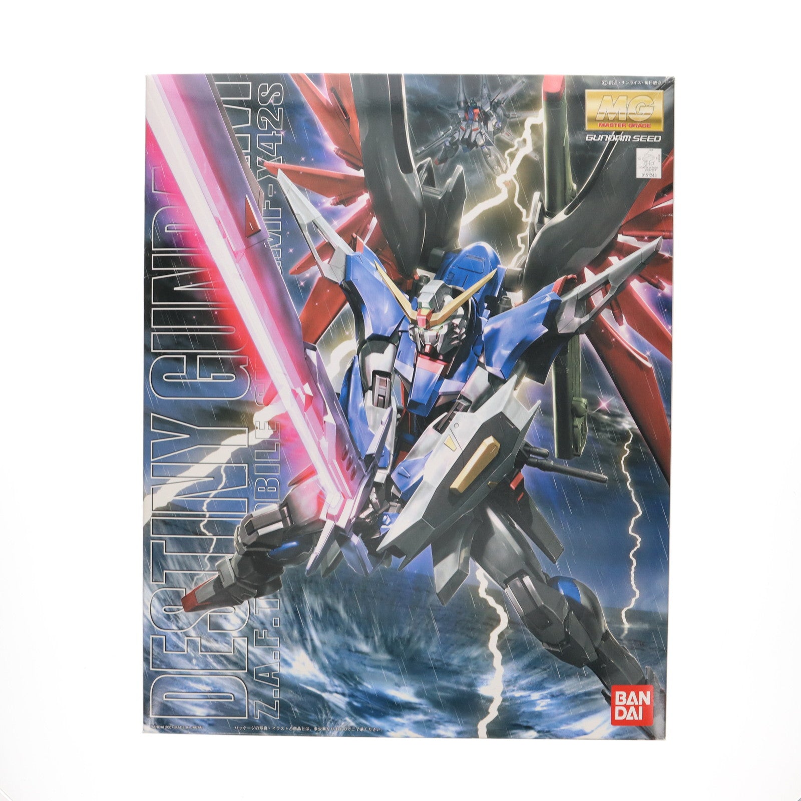 【中古即納】[PTM] MG 1/100 ZGMF-X42S デスティニーガンダム 機動戦士ガンダムSEED DESTINY(シード デスティニー) プラモデル(0151243) バンダイ(20170624)