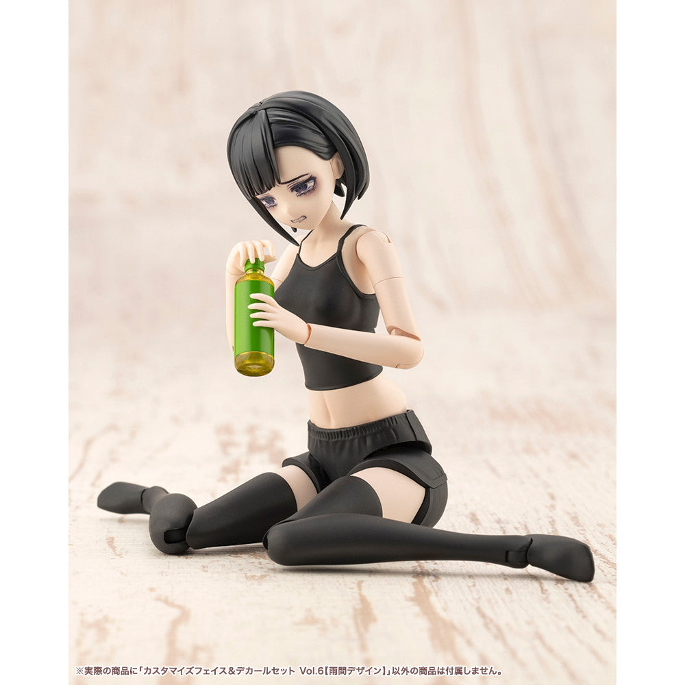 【中古即納】[PTM] 創彩少女庭園 1/10 カスタマイズフェイス&デカールセット Vol.6 雨間デザイン プラモデル用アクセサリ(JK059) コトブキヤ(20250621)