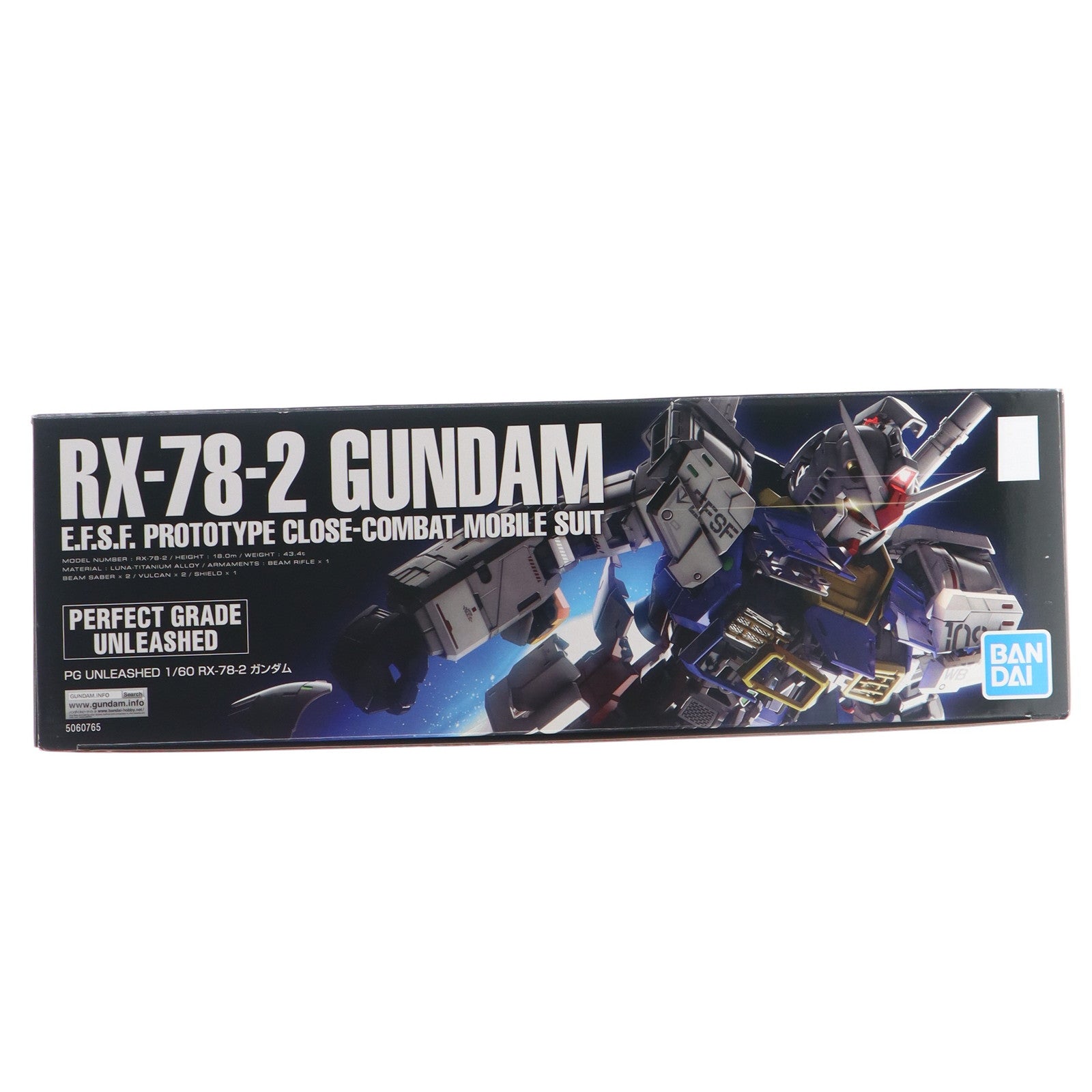 【中古即納】[PTM] (再販) PG UNLEASHED 1/60 RX-78-2 ガンダム 機動戦士ガンダム プラモデル(2530615) バンダイスピリッツ(20250601)