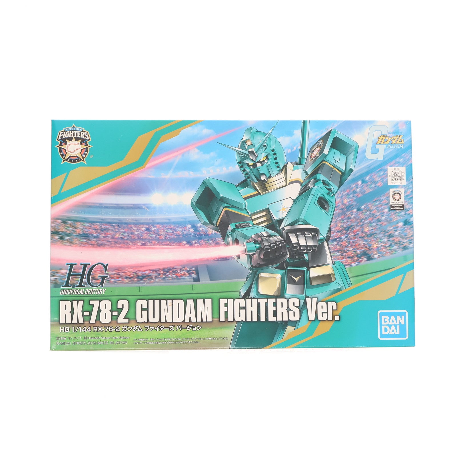 【中古即納】[PTM] (プラモデル単品) HG 1/144 RX-78-2 ガンダム ファイターズVer. 北海道日本ハムファイターズガンプラ付チケット購入者配布品 機動戦士ガンダム プラモデル(5057807) バンダイスピリッツ(20191231)