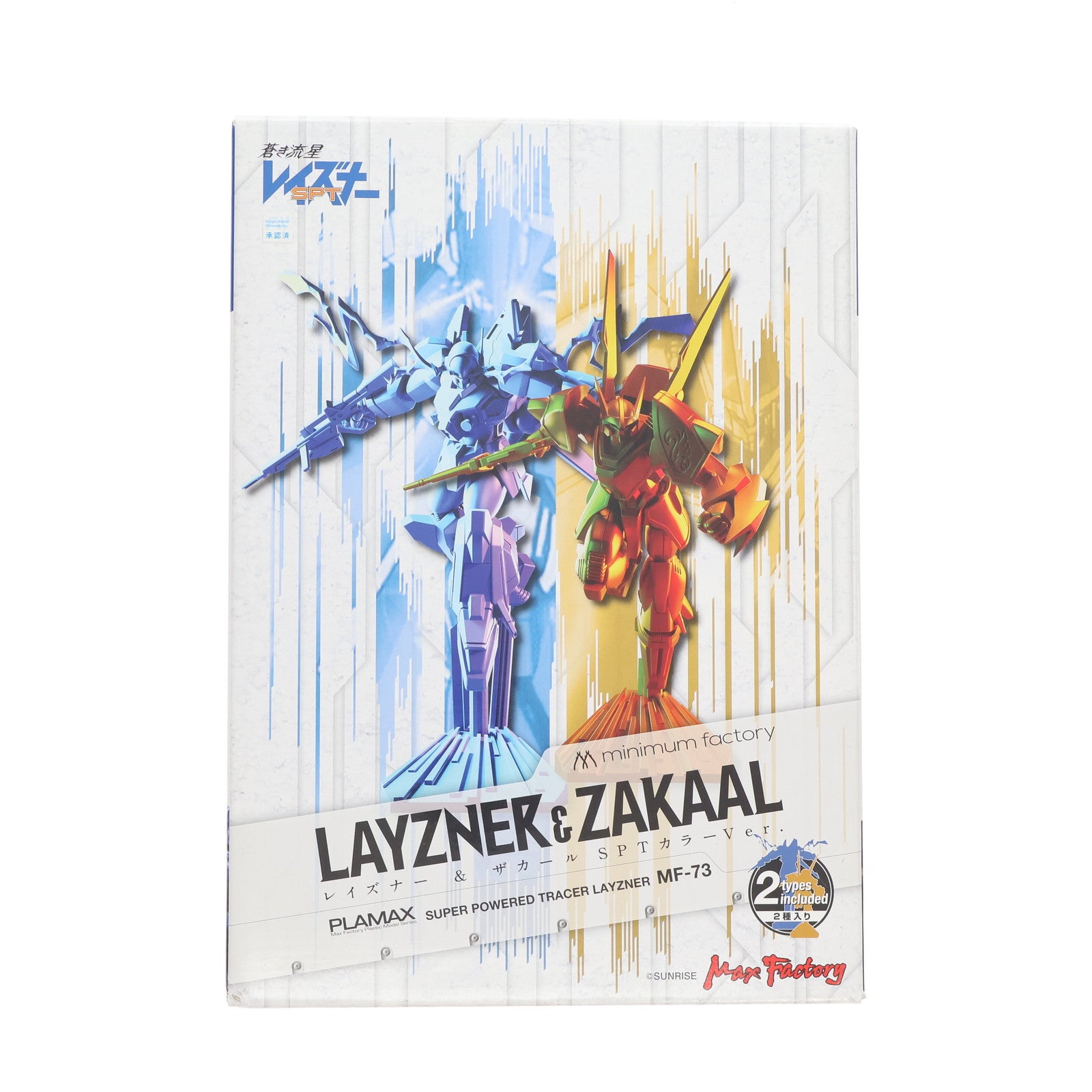 【中古即納】[PTM] PLAMAX MF-73 minimum factory レイズナー & ザカール SPTカラーVer. 蒼き流星SPTレイズナー プラモデル マックスファクトリー(20230722)