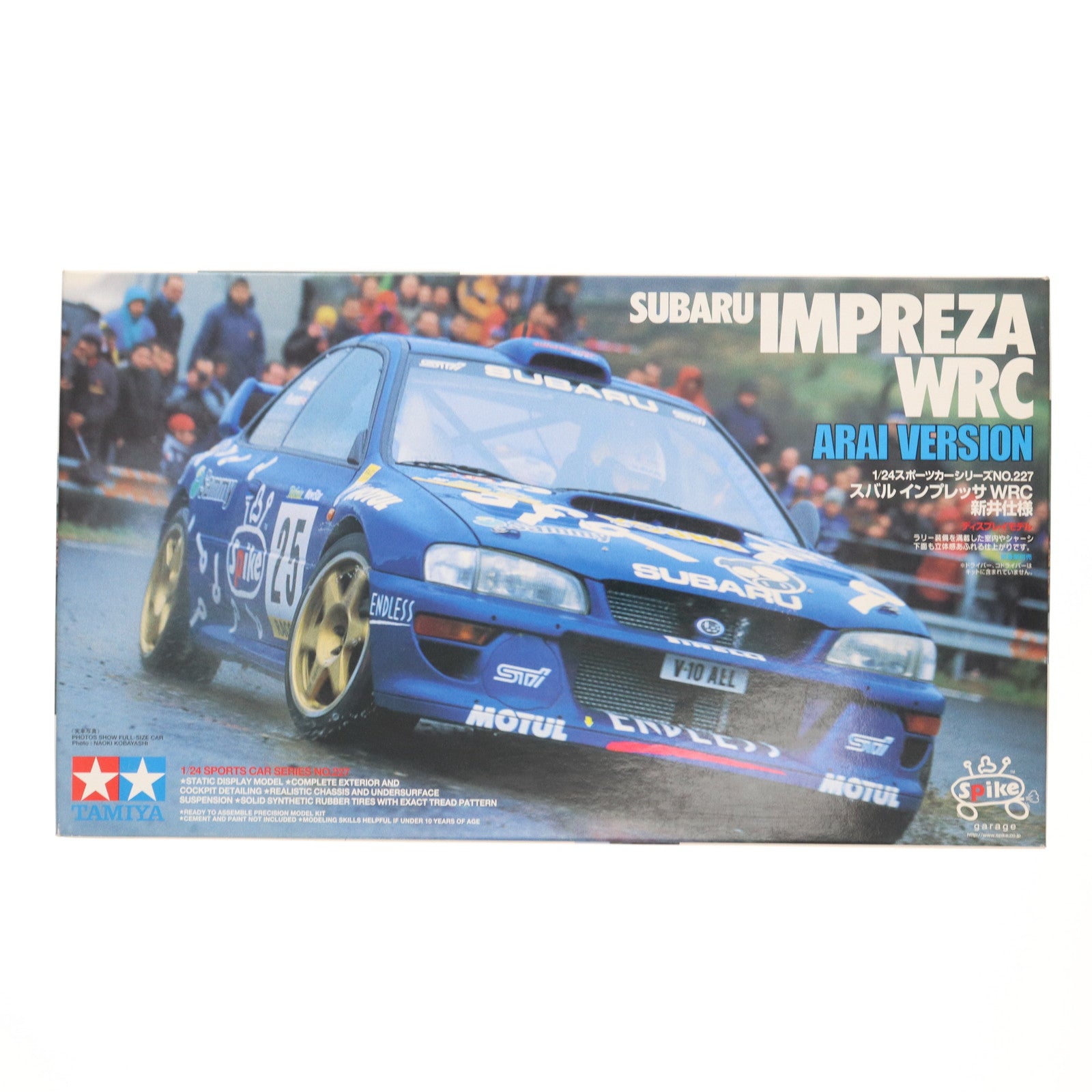 【中古即納】[PTM] スポーツカーシリーズ No.227 1/24 スバル インプレッサ WRC 新井仕様 ディスプレイモデル プラモデル(24227) タミヤ(20001130)