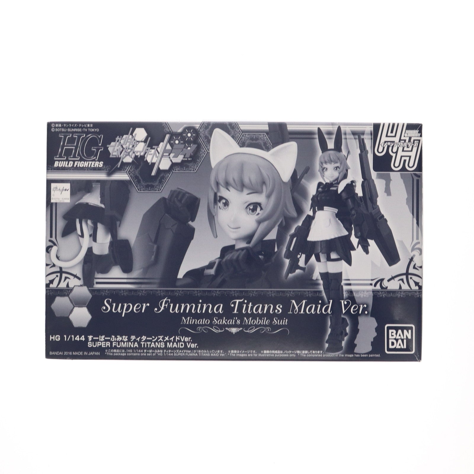 【中古即納】[PTM] プレミアムバンダイ限定 HGBF 1/144 すーぱーふみな ティターンズメイドVer. ガンダムビルドファイターズトライ アイランド・ウォーズ プラモデル(0212908) バンダイ(20161130)