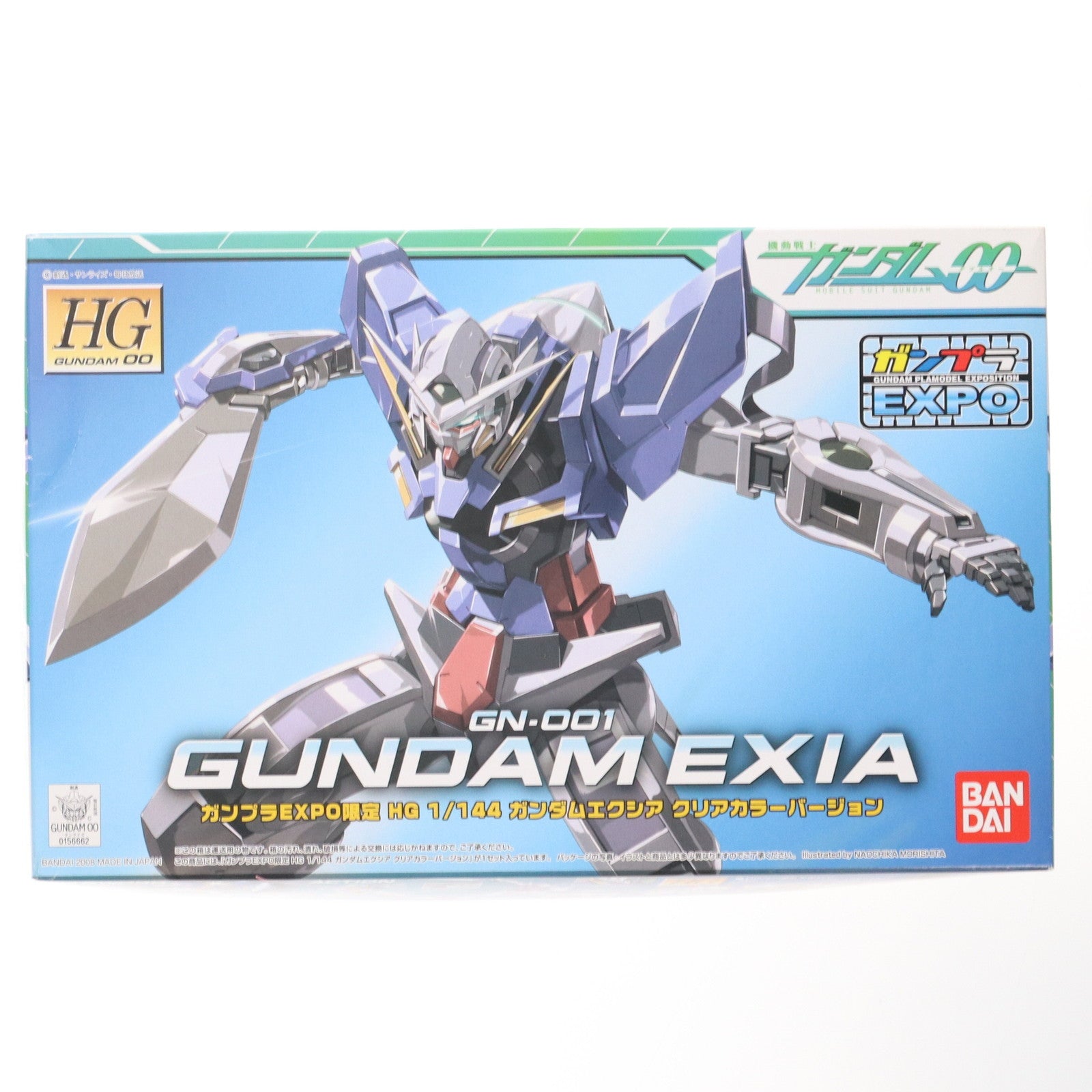 【中古即納】[PTM] ガンプラEXPO限定 1/144 HG GN-001 ガンダムエクシア クリアカラーバージョン 機動戦士ガンダム00(ダブルオー) プラモデル(0156662) バンダイ(20101231)