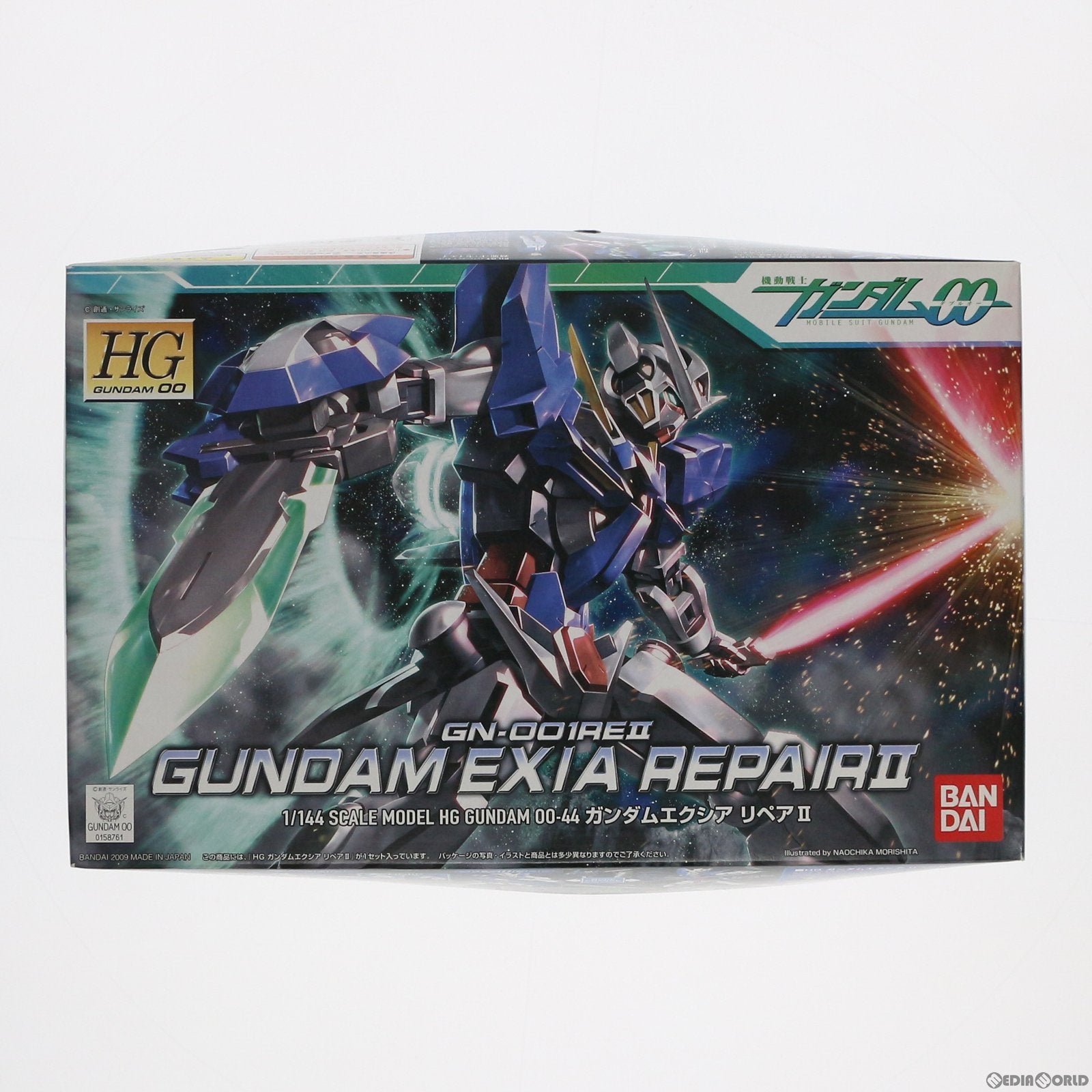 【中古即納】[PTM] HG 1/144 ガンダムエクシア リペアII 機動戦士ガンダム00(ダブルオー) プラモデル(5055733) バンダイ(20200909)