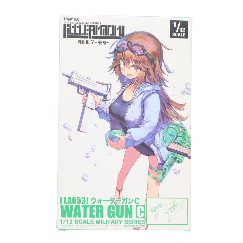 【中古即納】[PTM] LittleArmory(リトルアーモリー) 1/12 LA053 ウォーターガンC(ホワイト×クリアグリーン) プラモデル TOMYTEC(トミーテック)(20190727)