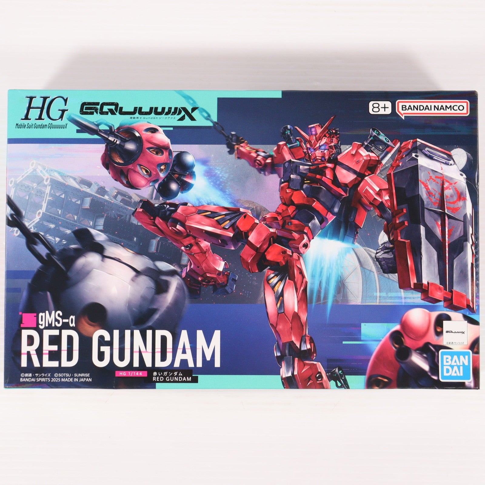 【中古即納】[PTM] HG 1/144 赤いガンダム 機動戦士Gundam GQuuuuuuX(ガンダム ジークアクス) プラモデル(5068569) バンダイスピリッツ(20250531)