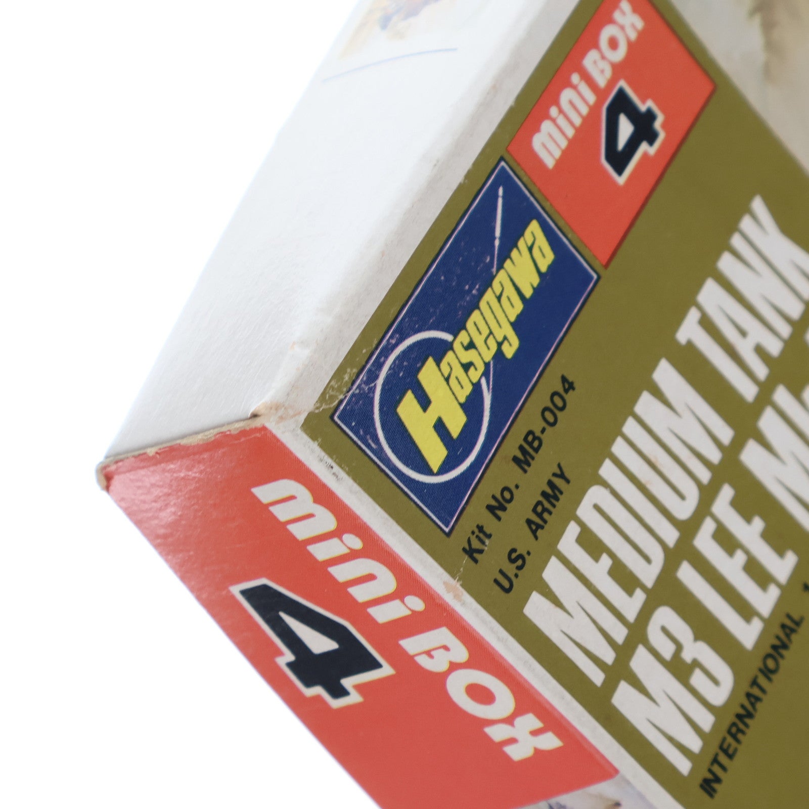 【中古即納】[PTM] ミニボックスシリーズ No.4 1/72 アメリカ陸軍 M3型 中戦車リー Mk.1 プラモデル(MB-004) ハセガワ(20101231)