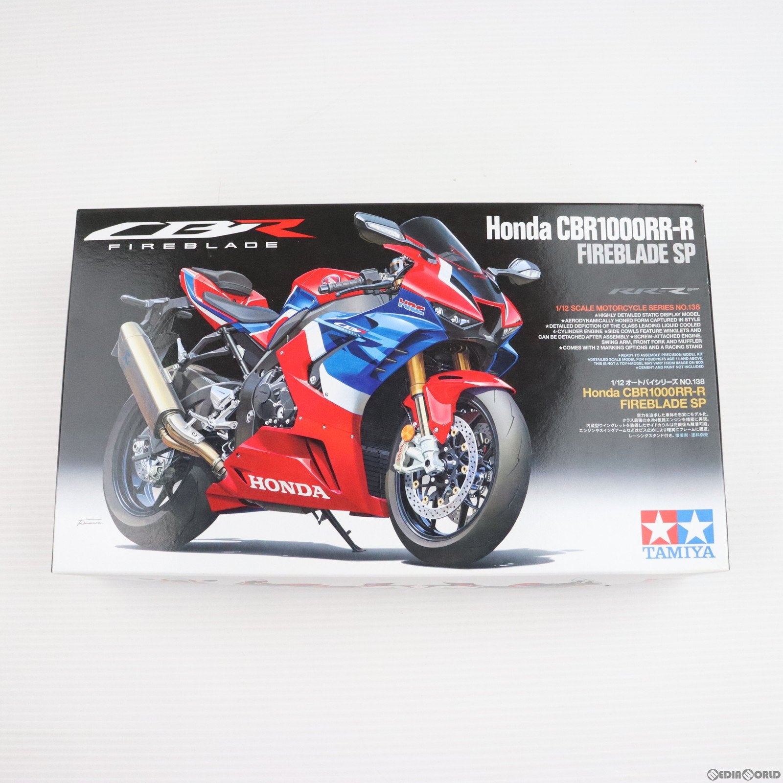 【中古即納】[PTM] オートバイシリーズ No.138 1/12 Honda CBR1000RR-R FIREBLADE SP プラモデル(14138) タミヤ(20200731)