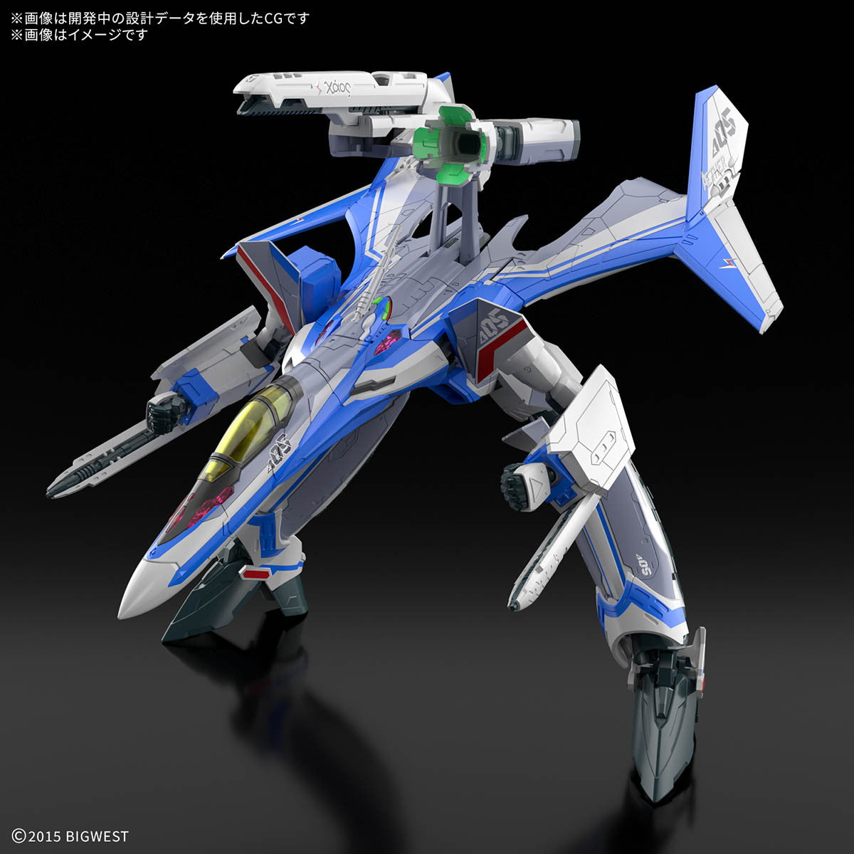【中古即納】[PTM] HG 1/100 VF-31J ジークフリード(ハヤテ・インメルマン機) マクロスΔ(デルタ) プラモデル(5068696) バンダイスピリッツ(20250726)