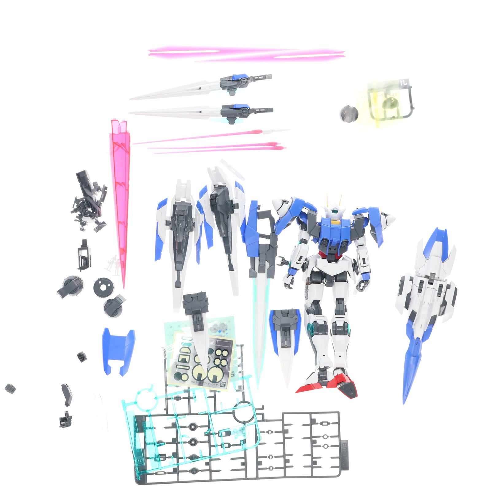 【中古即納】[PTM] MG 1/100 GN-0000+GNR-010 ダブルオーライザー 機動戦士ガンダム00(ダブルオー) プラモデル(0169914) バンダイ(20210920)