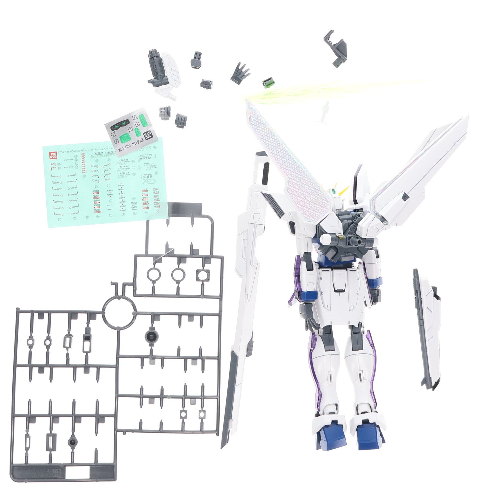 【中古即納】[PTM] MG 1/100 GX-9900 ガンダムX 機動新世紀ガンダムX プラモデル(0186540) バンダイ(20140131)