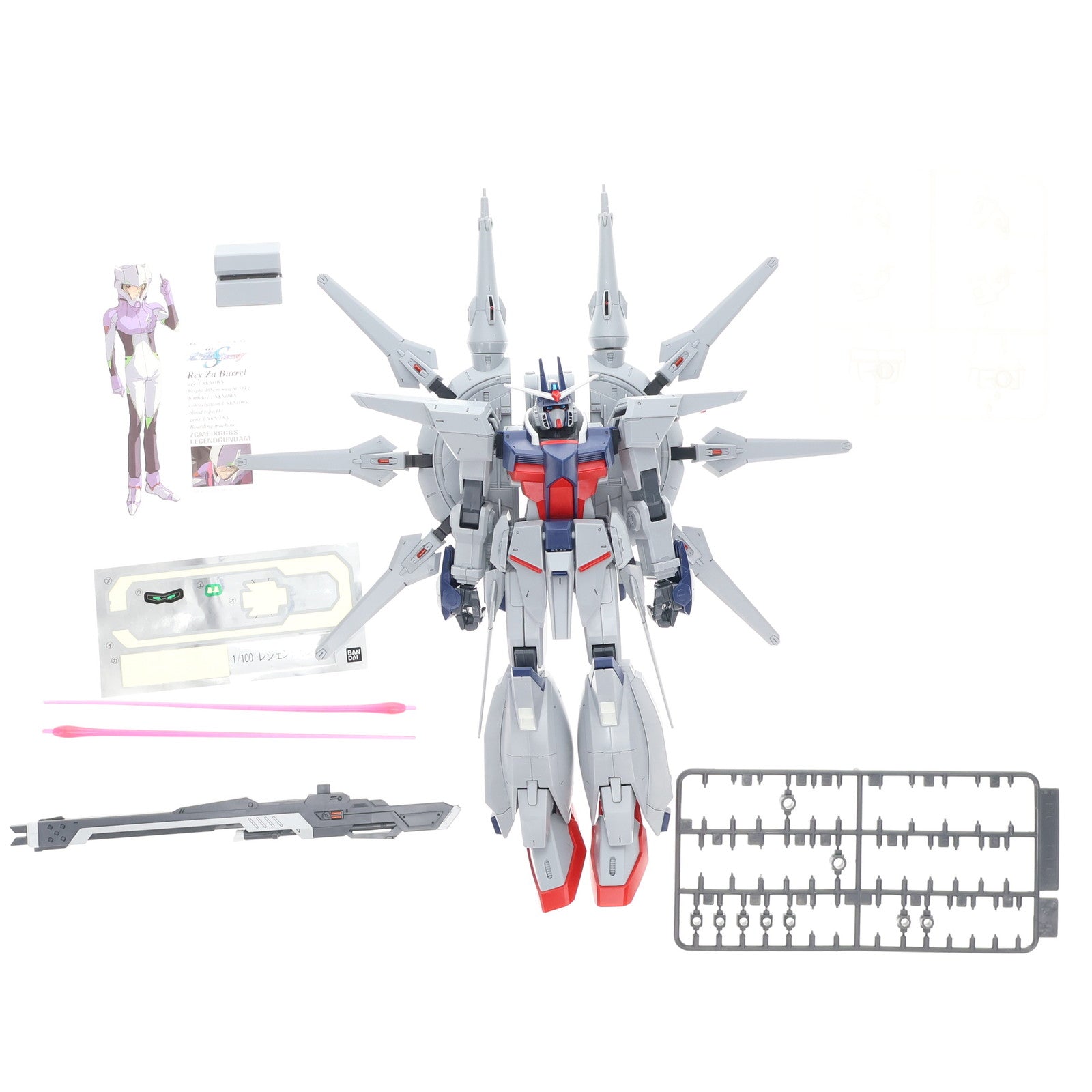【中古即納】[PTM] 1/100 ZGMF-X666S レジェンドガンダム 機動戦士ガンダムSEED DESTINY(シード デスティニー) プラモデル(0143423) バンダイ(20060630)