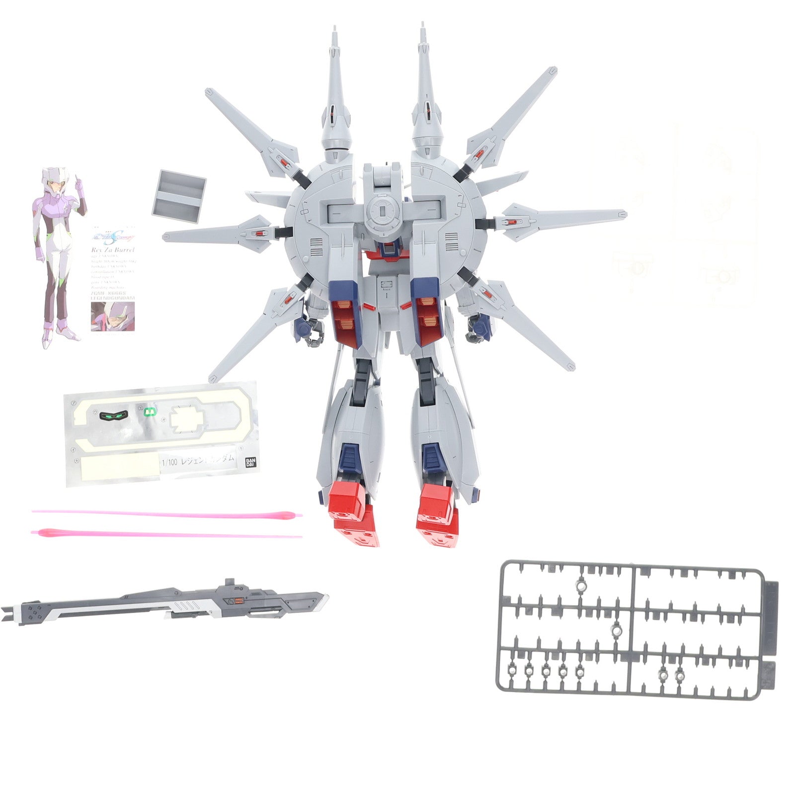 【中古即納】[PTM] 1/100 ZGMF-X666S レジェンドガンダム 機動戦士ガンダムSEED DESTINY(シード デスティニー) プラモデル(0143423) バンダイ(20060630)