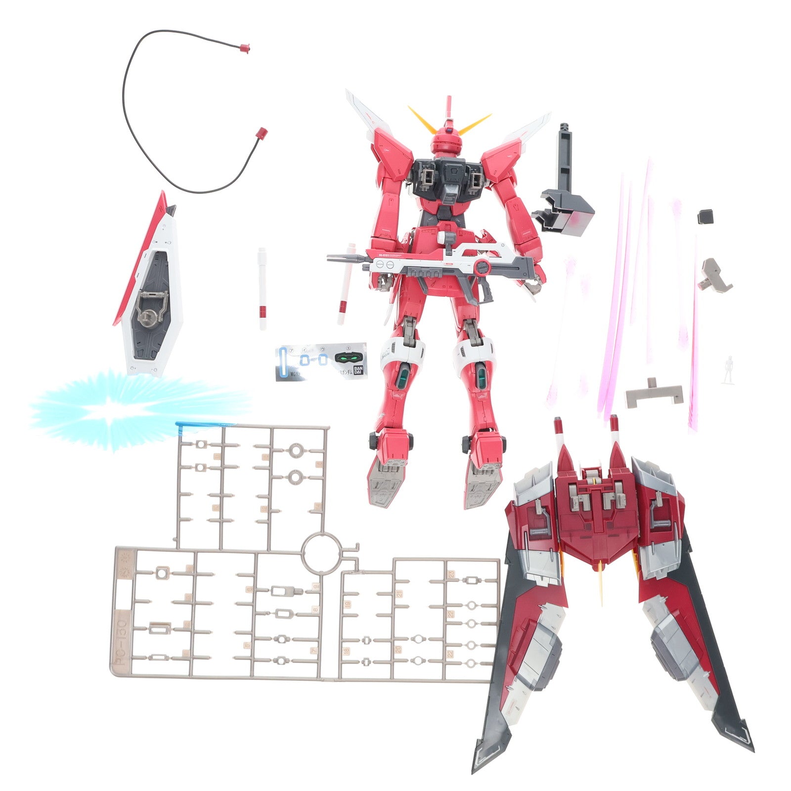 【中古即納】[PTM] MG 1/100 ZGMF-X19A インフィニットジャスティスガンダム 機動戦士ガンダムSEED DESTINY(シード デスティニー) プラモデル(0156649) バンダイ(20081001)