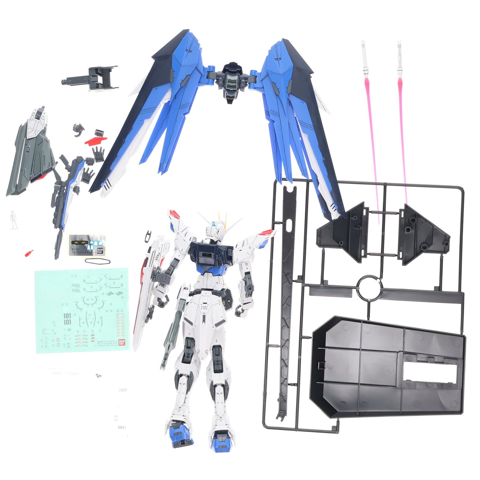 【中古即納】[PTM] MG 1/100 ZGMF-X10A フリーダムガンダム Ver.2.0 機動戦士ガンダムSEED(シード) プラモデル(2316367) バンダイ(20200917)