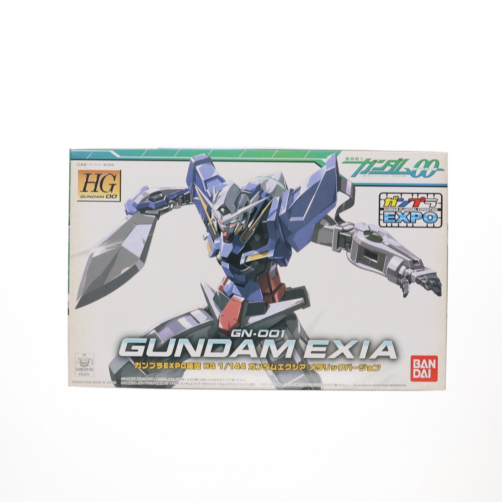 【中古即納】[PTM] ガンダムEXPO限定 HG 1/144 GN-001 ガンダムエクシア メタリックVer. 機動戦士ガンダム00(ダブルオー) プラモデル バンダイ(20090831)
