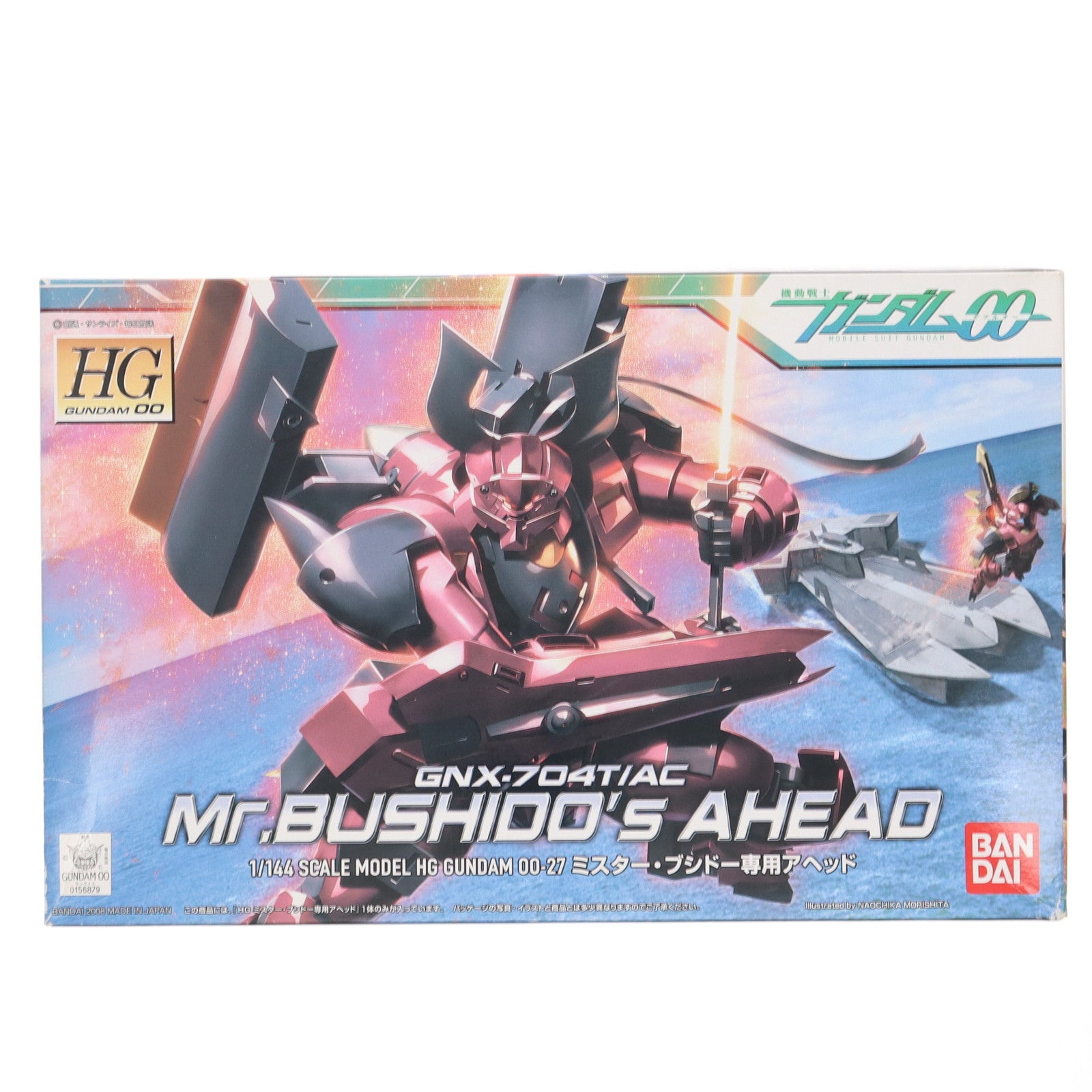 【中古即納】[PTM] HG 1/144 GNX-704T/AC ミスター・ブシドー専用アヘッド 機動戦士ガンダム00(ダブルオー) プラモデル(0156879) バンダイ(20181227)