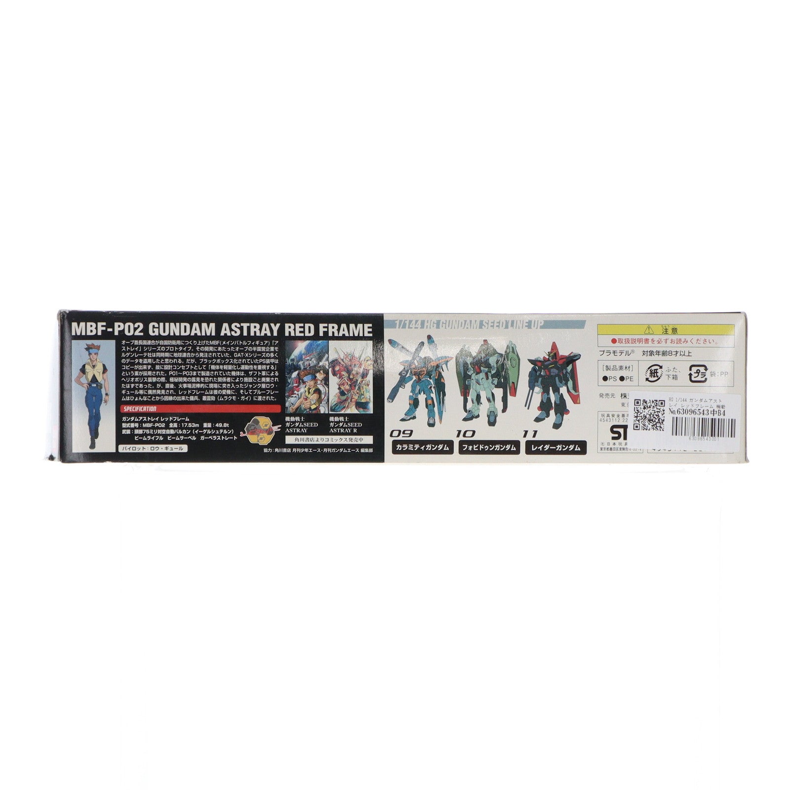 【中古即納】[PTM] HG 1/144 ガンダムアストレイ レッドフレーム 機動戦士ガンダムSEED(シード) プラモデル バンダイ(20031130)