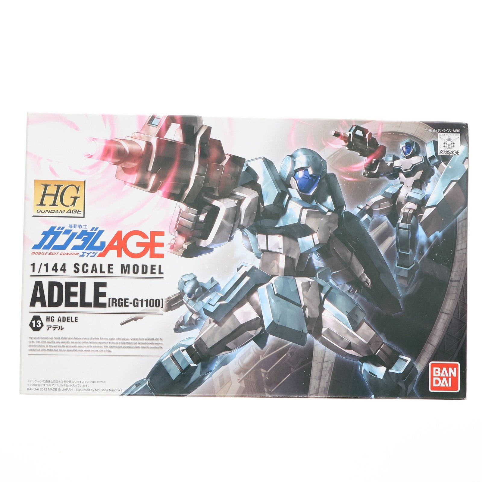 【中古即納】[PTM] HG 1/144 アデル 機動戦士ガンダムAGE(エイジ) プラモデル バンダイ(20171202)