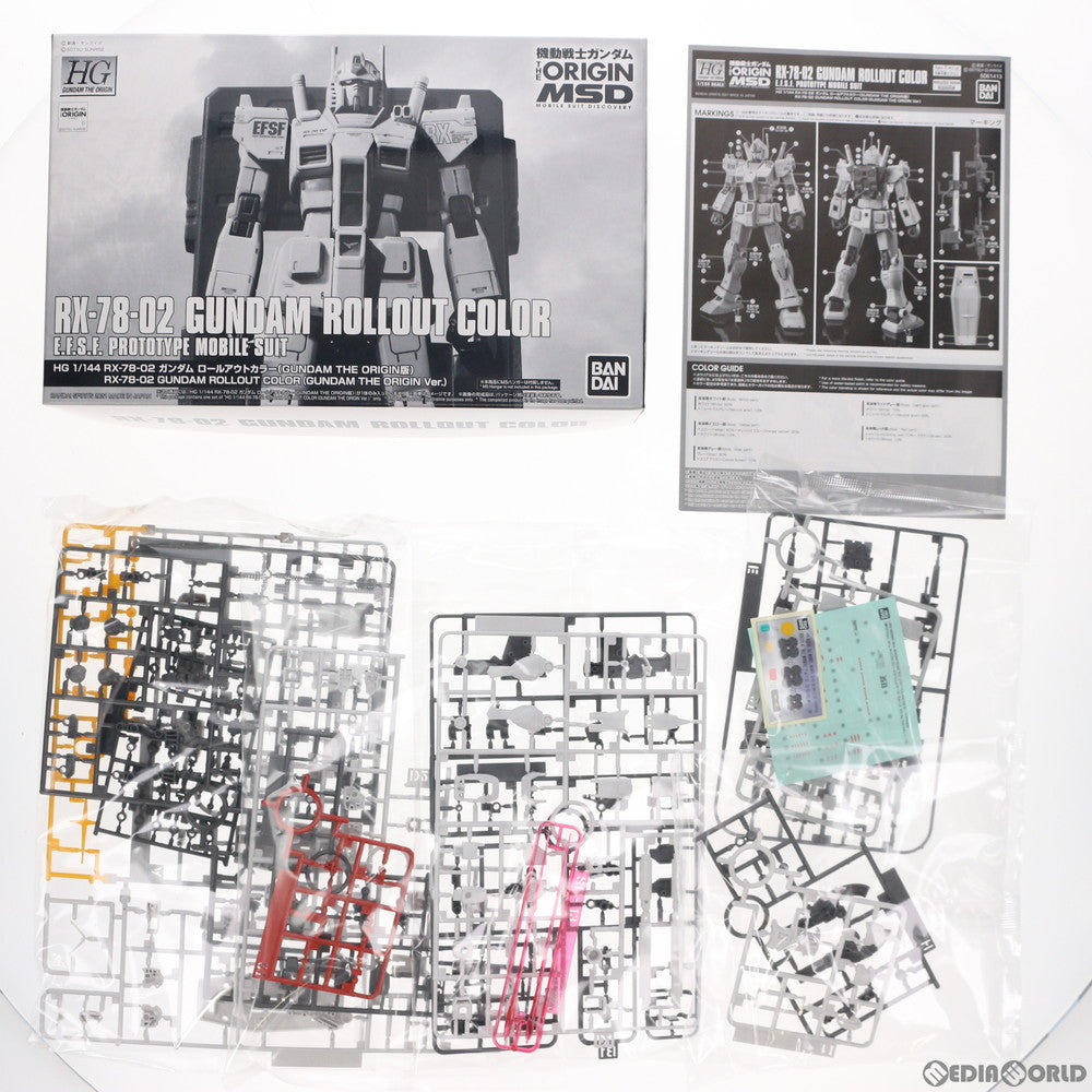 【中古即納】[PTM] プレミアムバンダイ限定 HG 1/144 RX-78-02 ガンダム ロールアウトカラー(GUNDAM THE ORIGIN版) 機動戦士ガンダム THE ORIGIN(ジ・オリジン) MSD プラモデル(5061413) バンダイスピリッツ(20210430)