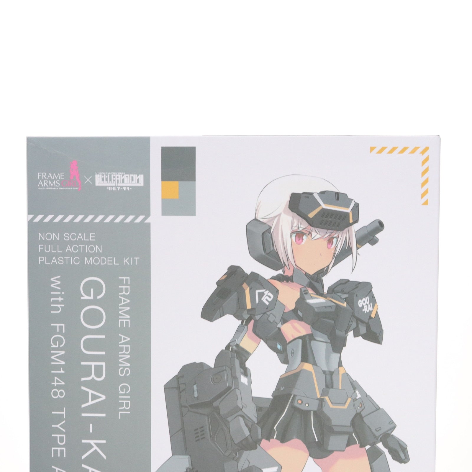 【中古即納】[PTM] フレームアームズ・ガール 轟雷改[黒](ごうらいかい くろ) with FGM148タイプ 対戦車ミサイル プラモデル(FG154) コトブキヤ(20240525)