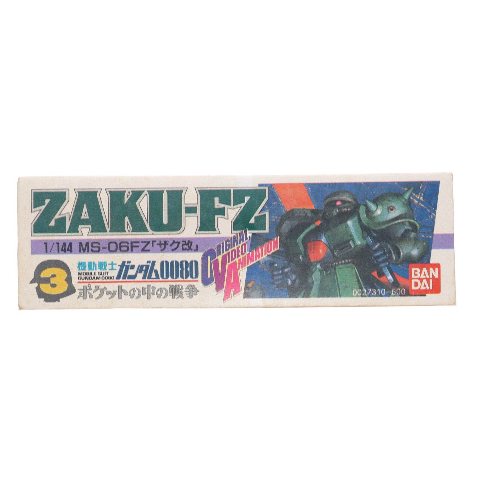 【中古即納】[PTM] 1/144 MS-06FZ ザク改 機動戦士ガンダム0080 ポケットの中の戦争 シリーズ No.3 プラモデル バンダイ(19890401)