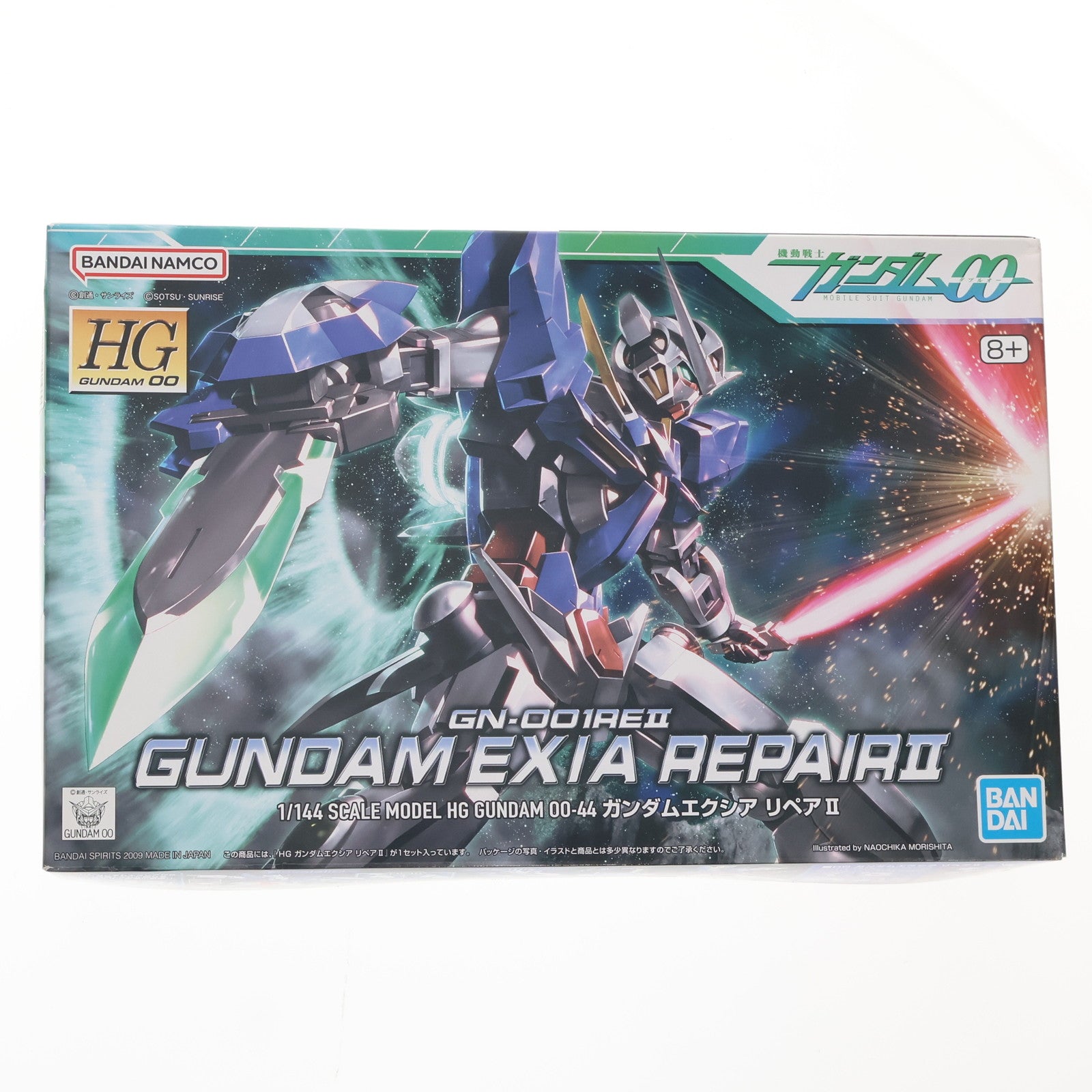 【中古即納】[PTM] (再販) HG 1/144 GN-001REII ガンダムエクシア リペアII 機動戦士ガンダム00(ダブルオー) プラモデル バンダイスピリッツ(20241130)