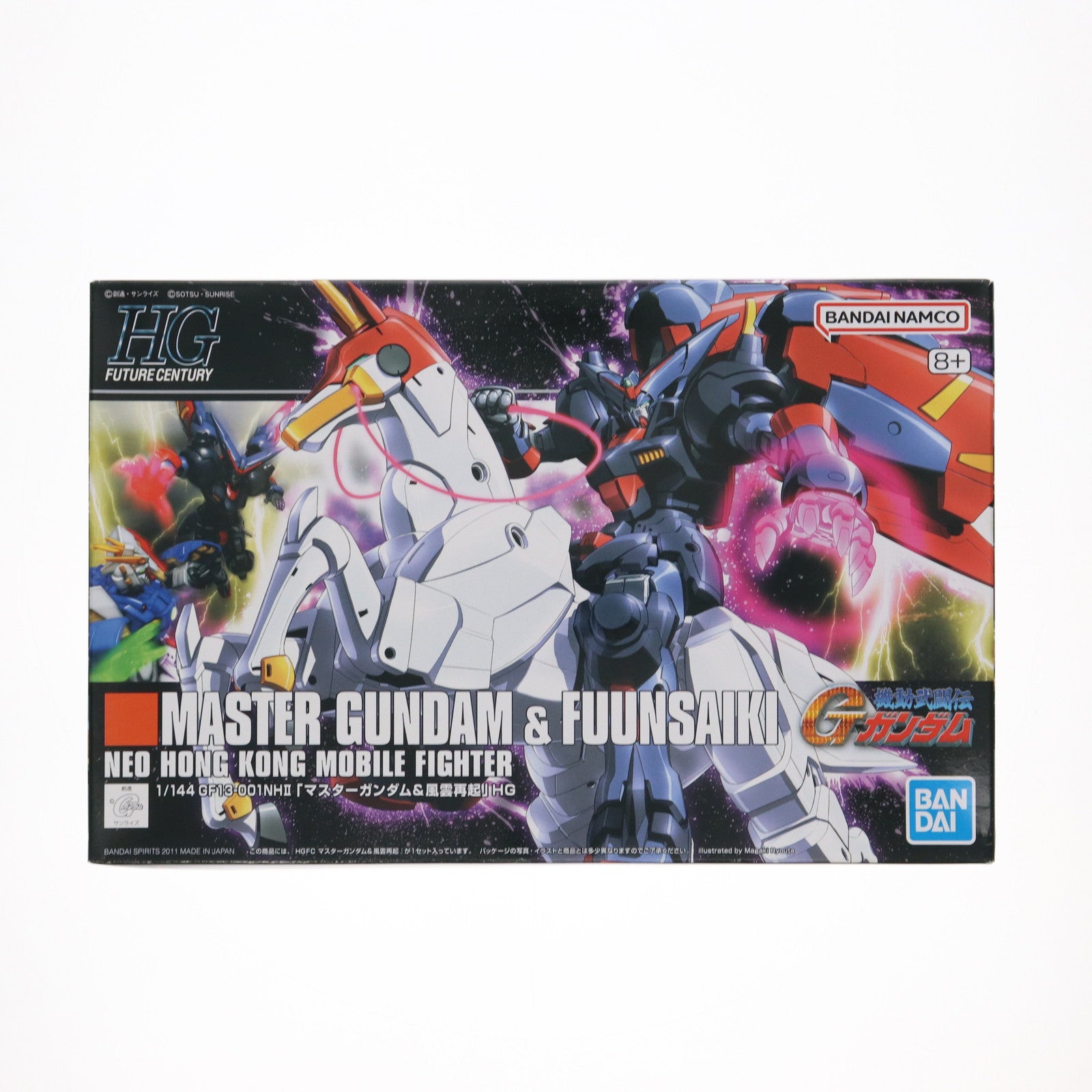 【中古即納】[PTM] (再々販) HGFC 1/144 GF13-001NHII マスターガンダム&風雲再起 機動武闘伝Gガンダム プラモデル(0170961) バンダイスピリッツ(20240926)