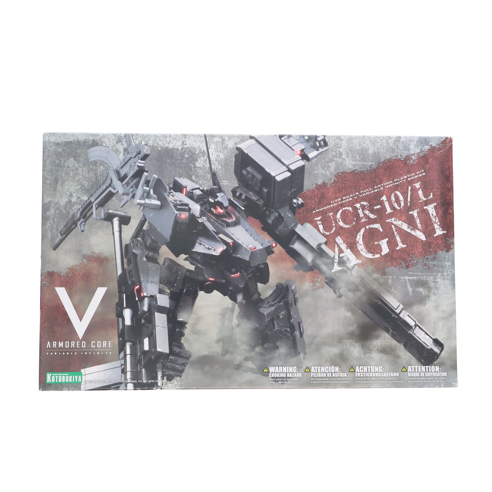 【中古即納】[PTM] (再販) V.I.シリーズ 1/72 UCR-10/L AGNI(アグニ) ARMORED CORE V(アーマード・コアV) プラモデル(VI071) コトブキヤ(20180930)