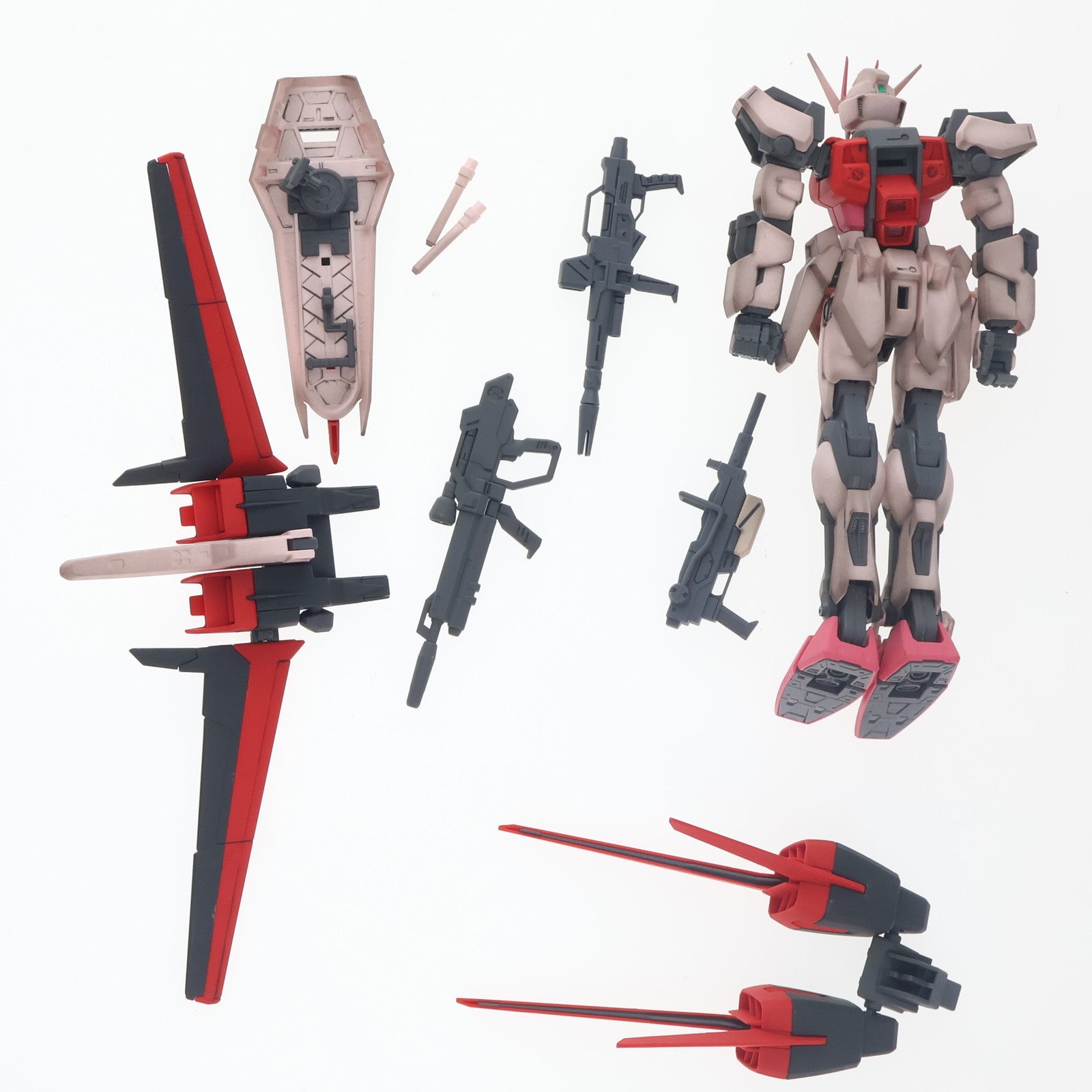 【中古即納】[PTM] MG 1/100 MBF-02 ストライクルージュ 機動戦士ガンダムSEED(シード) プラモデル(0129450) バンダイ(20040930)