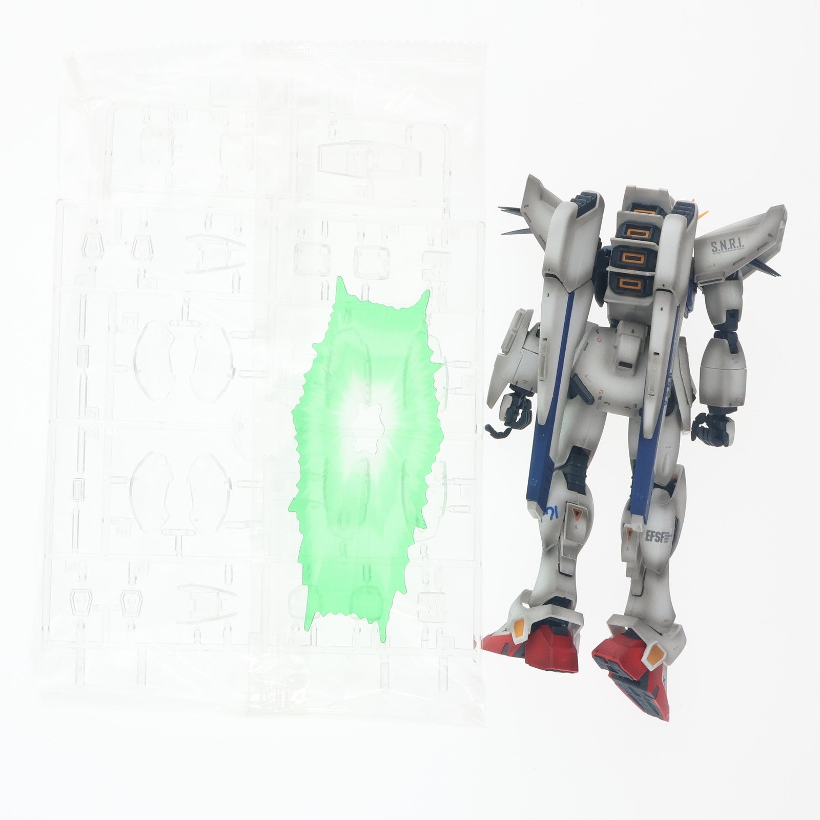 【中古即納】[PTM] MG 1/100 F91 ガンダムF91(プラスクリア外装) 機動戦士ガンダムF91 プラモデル(0161551) バンダイ(20091231)