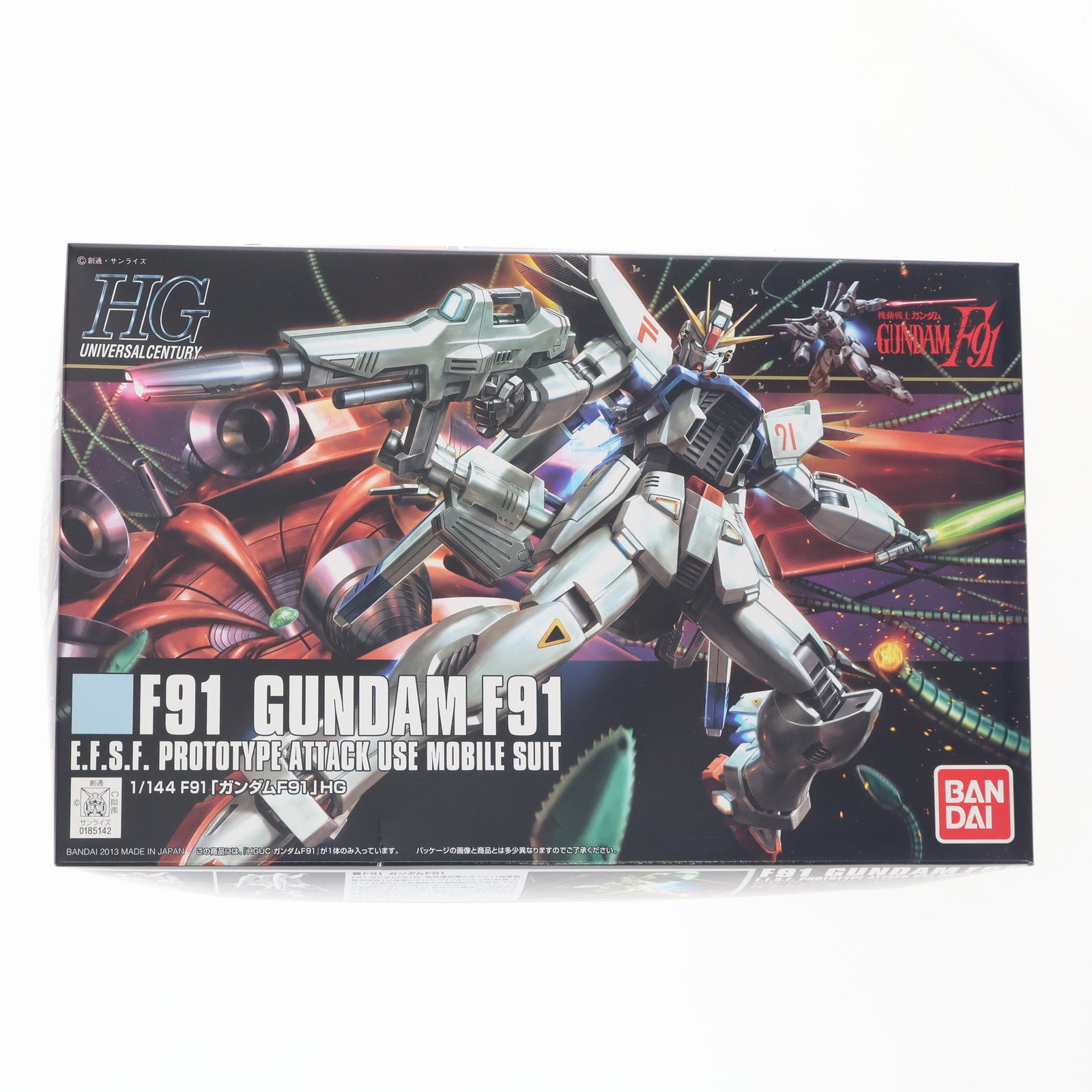 【中古即納】[PTM] HGUC 1/144 ガンダムF91 機動戦士ガンダムF91 プラモデル(0185142) バンダイ(20131231)