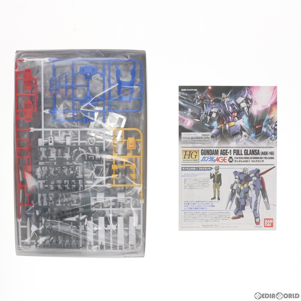 【中古即納】[PTM] HG 1/144 ガンダムAGE-1 フルグランサ 機動戦士ガンダムAGE(エイジ) プラモデル(0181338) バンダイ(20200430)