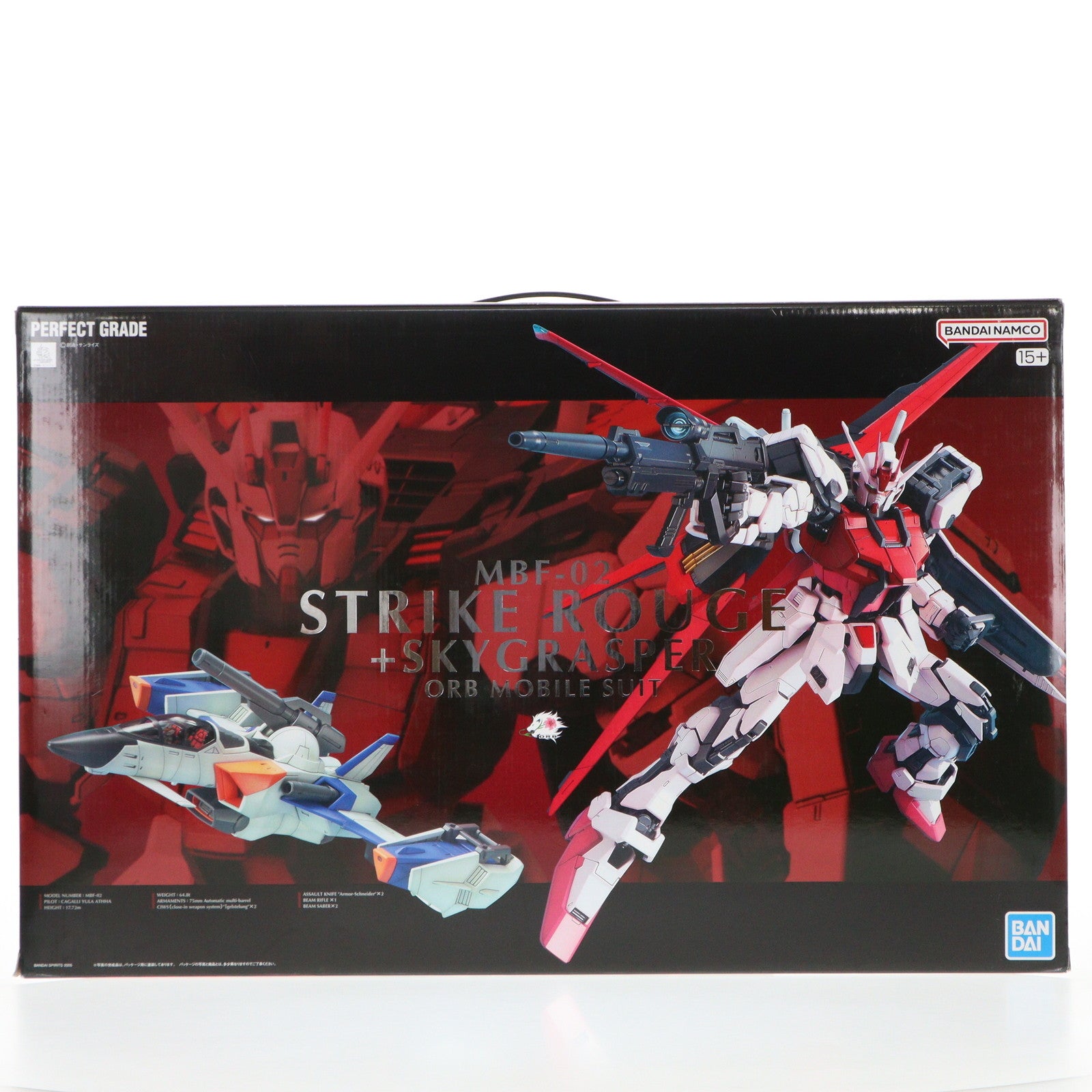 【中古即納】[PTM] (再販) PG 1/60 MBF-02 ストライクルージュ+スカイグラスパー 機動戦士ガンダムSEED(シード) プラモデル(5064234) バンダイスピリッツ(20241225)