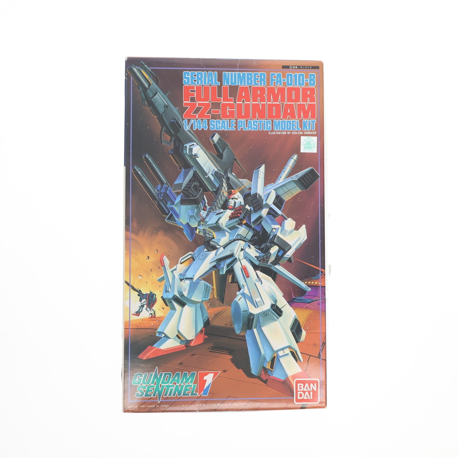 【中古即納】[PTM] 1/144 FA-010-B フルアーマーダブルゼータガンダム ガンダム・センチネル シリーズNo.1 プラモデル(0020267) バンダイ(20180324)
