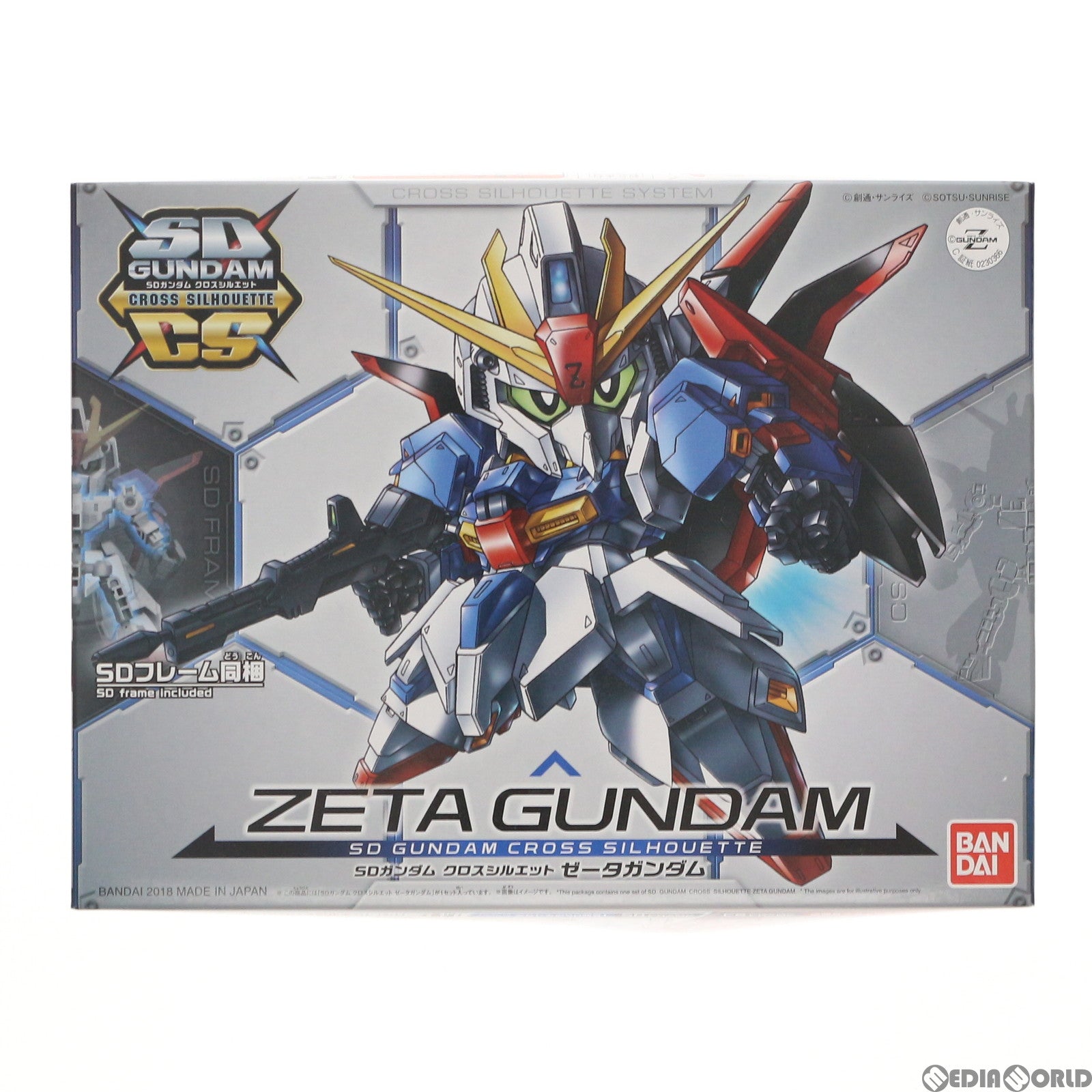 【中古即納】[PTM] SDガンダム クロスシルエット MSZ-006 ゼータガンダム 機動戦士Zガンダム プラモデル バンダイ(20180825)