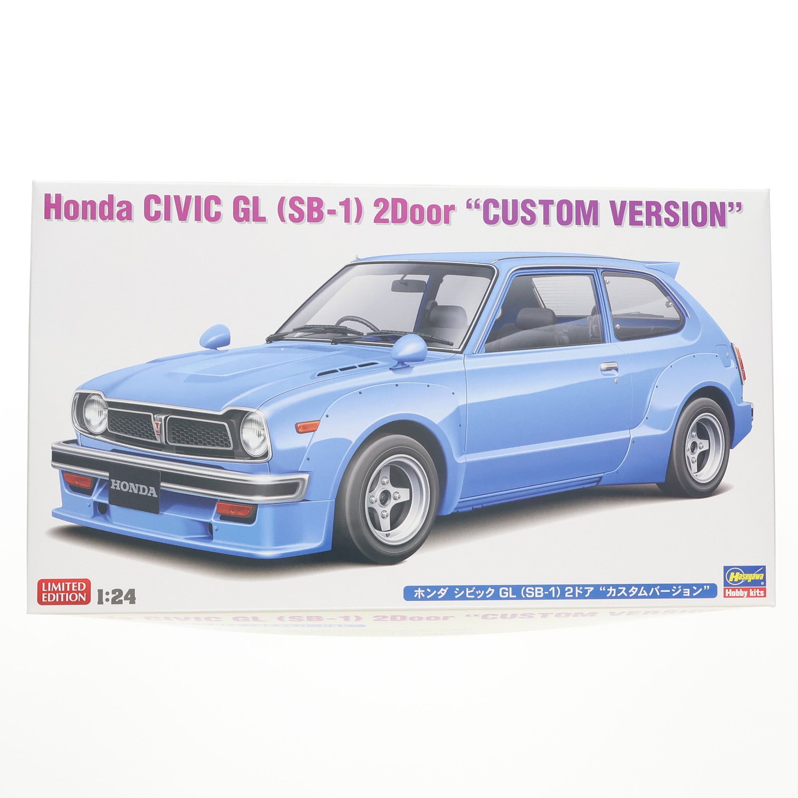 【中古即納】[PTM] 1/24 ホンダ シビック GL(SB-1) 2ドア カスタムバージョン プラモデル(20773) ハセガワ(20250830)