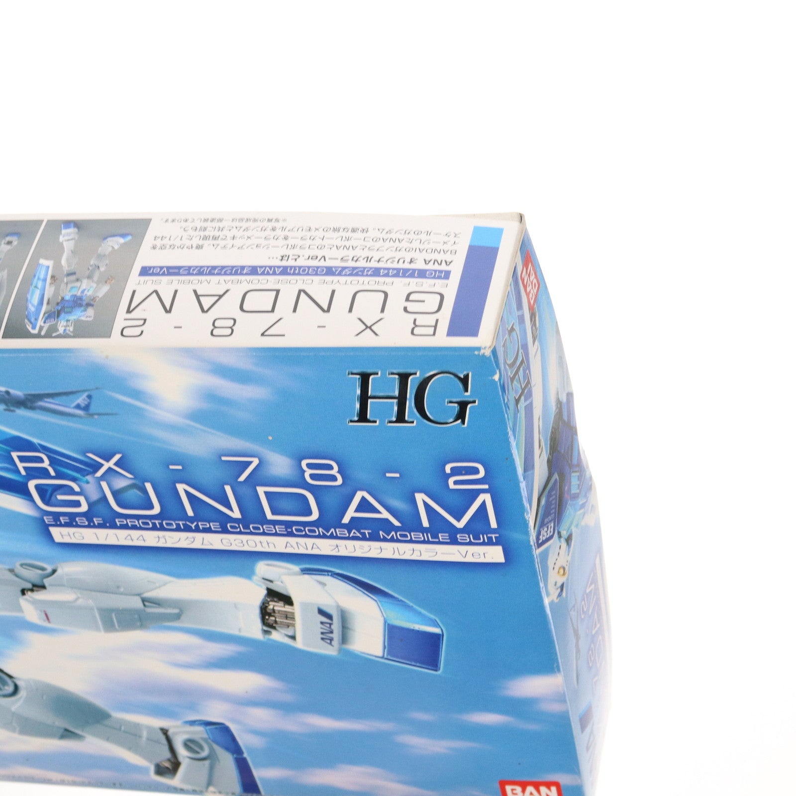 【中古即納】[PTM] HG 1/144 RX-78-2 ガンダム G30th ANAオリジナルカラーVer. 機動戦士ガンダム プラモデル ANA×ガンダム SKYプロジェクト搭乗者限定 バンダイ(20100701)