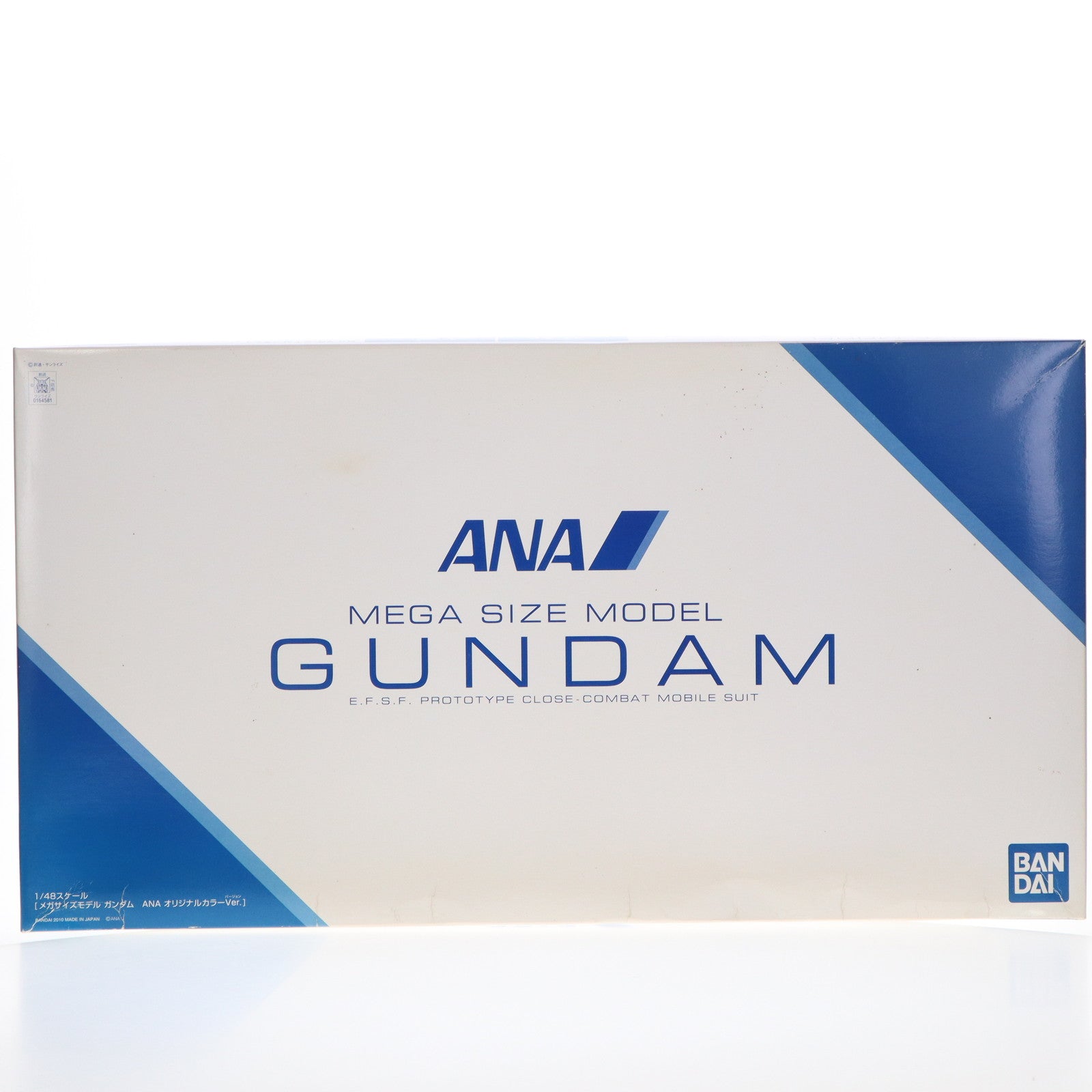 【中古即納】[PTM] ANA×ガンダム SKYプロジェクト搭乗者限定 1/48 メガサイズモデル ガンダム ANAオリジナルカラーVer. 機動戦士ガンダム プラモデル(0164581) バンダイ(20100701)